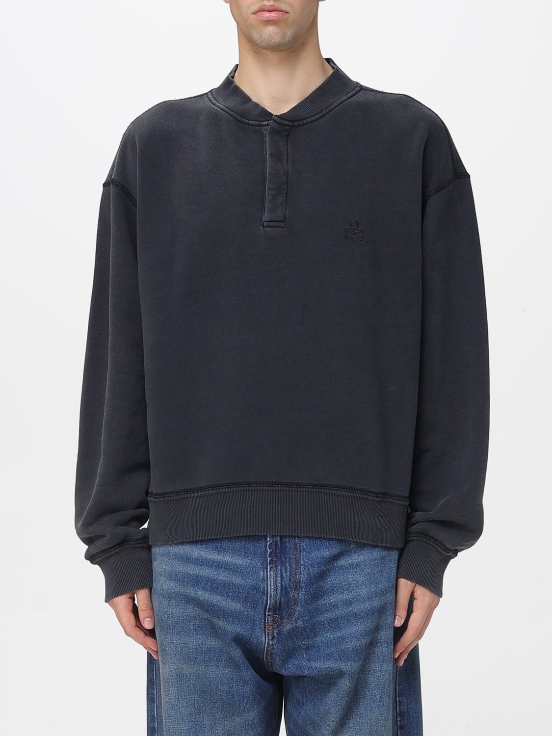 ISABEL MARANT SWEATSHIRT: Sweatshirt men Isabel Marant, Black - Img 1