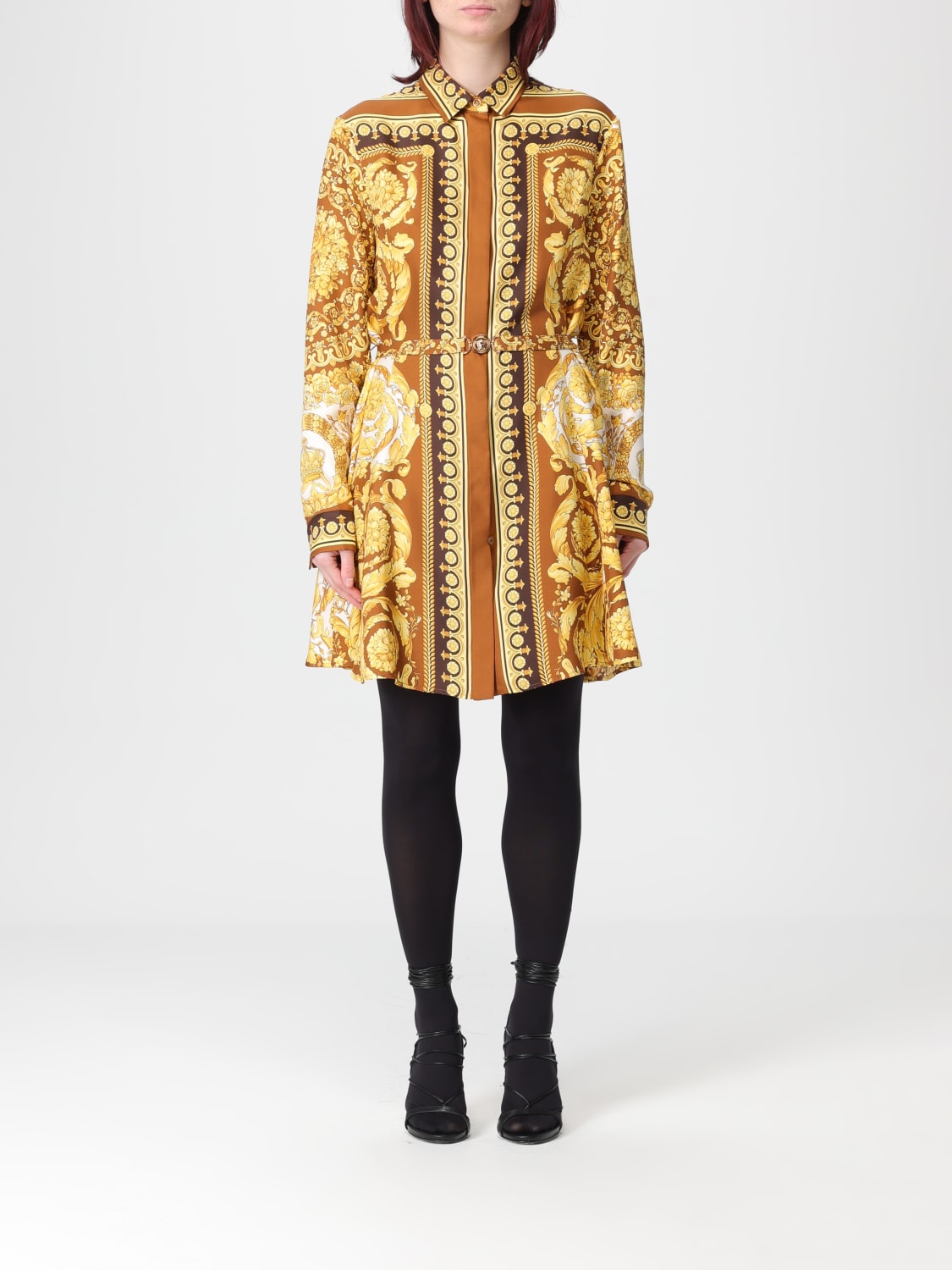 VERSACE ABITO: Abito donna Versace, Marrone - Img 1