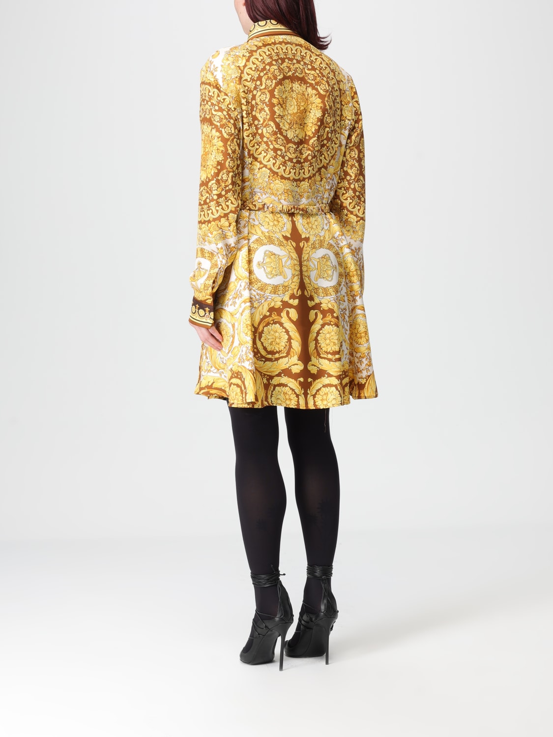 VERSACE ABITO: Abito donna Versace, Marrone - Img 2