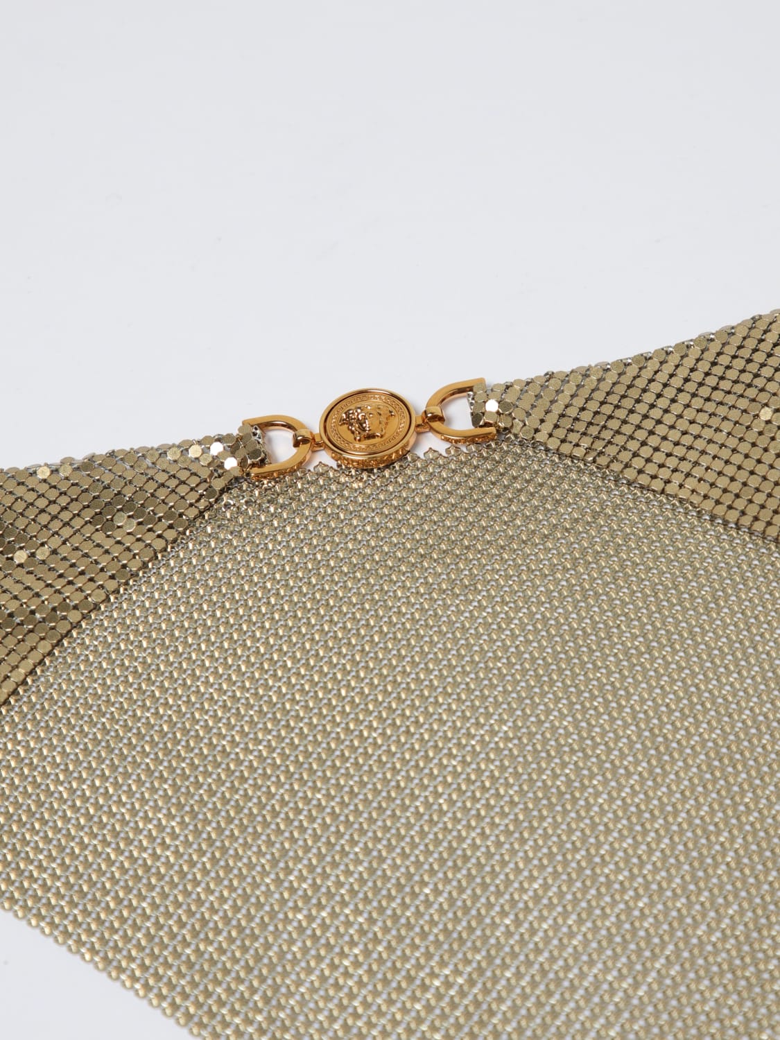 VERSACE NECK SCARF: Scarf woman Versace, Gold - Img 3