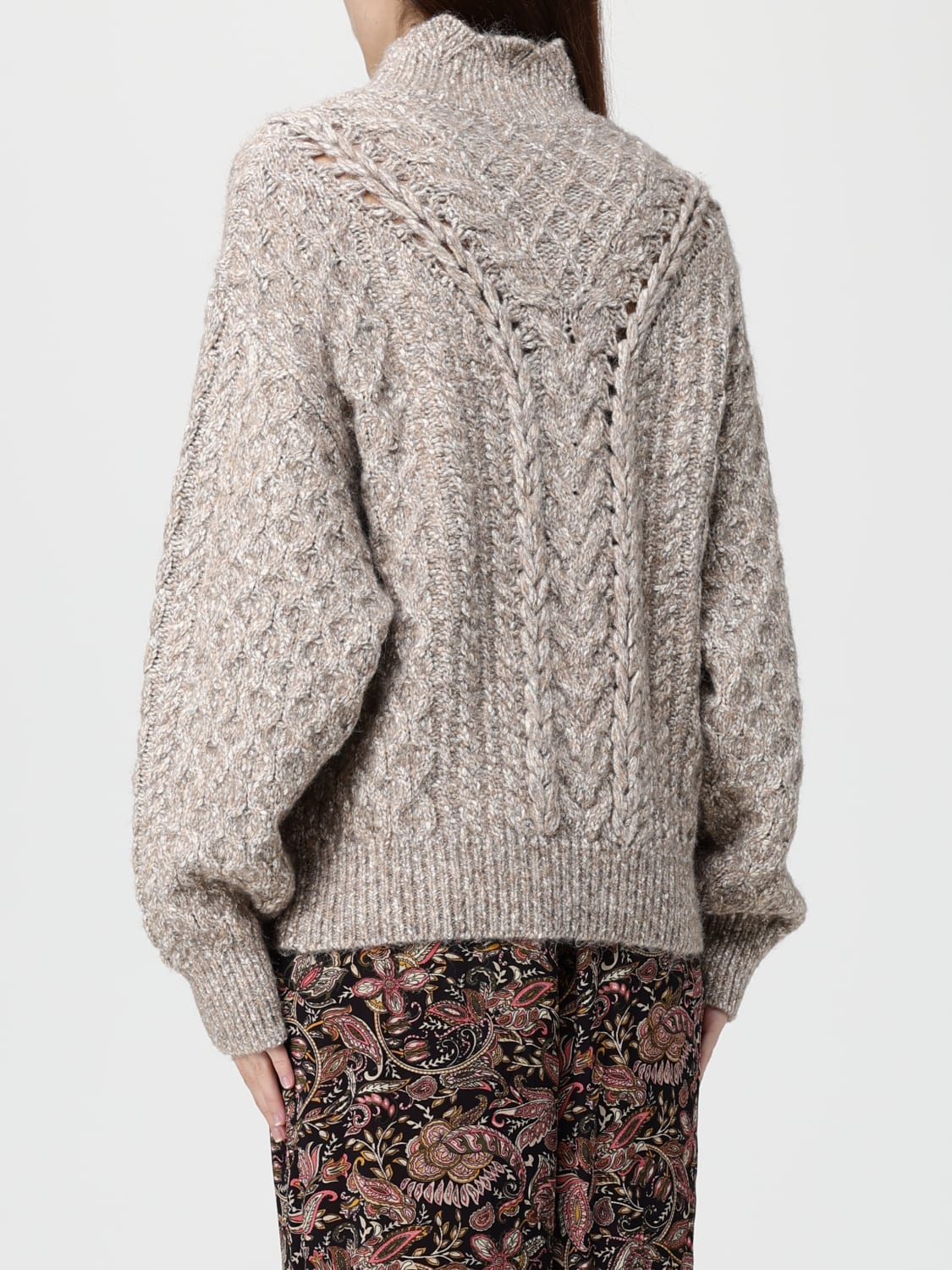 ISABEL MARANT ETOILE PULL: Pull femme Isabel Marant Etoile, Beige - Img 2