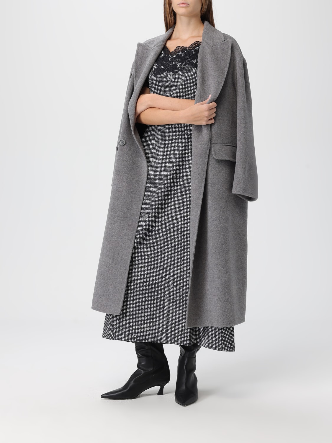 ERMANNO SCERVINO ROBE: Robes femme Ermanno Scervino, Noir - Img 2