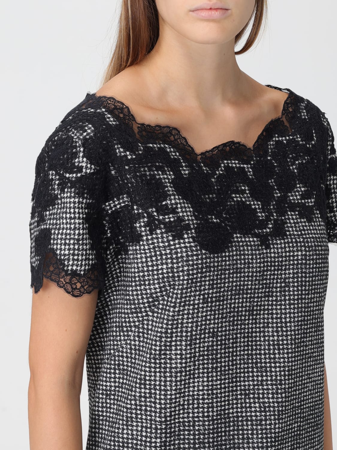 ERMANNO SCERVINO ROBE: Robes femme Ermanno Scervino, Noir - Img 5