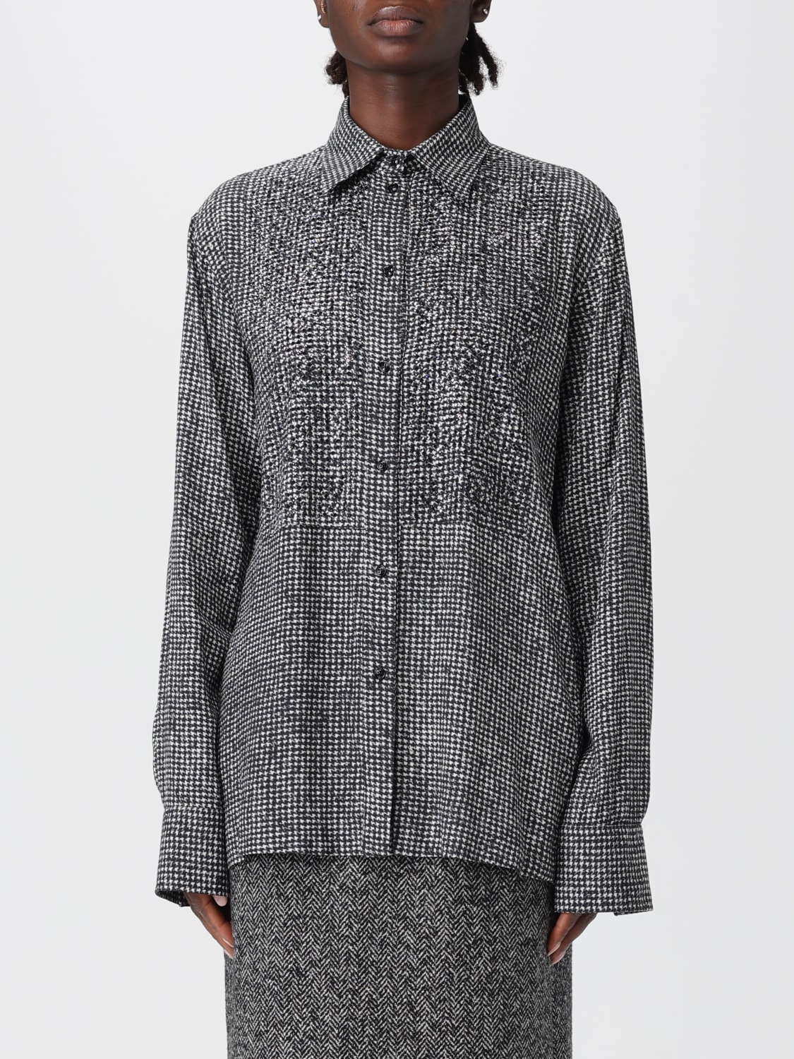 ERMANNO SCERVINO SHIRT: Shirt woman Ermanno Scervino, Grey - Img 1