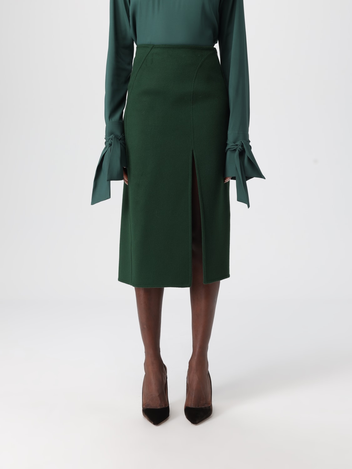 ERMANNO SCERVINO SKIRT: Skirt woman Ermanno Scervino, Green - Img 1