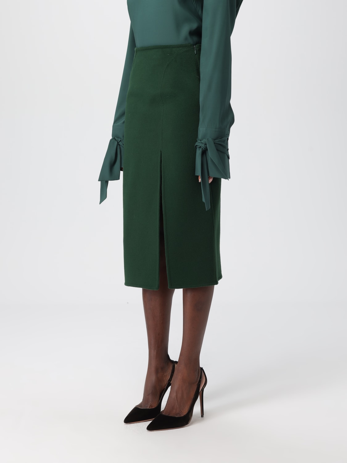ERMANNO SCERVINO SKIRT: Skirt woman Ermanno Scervino, Green - Img 4
