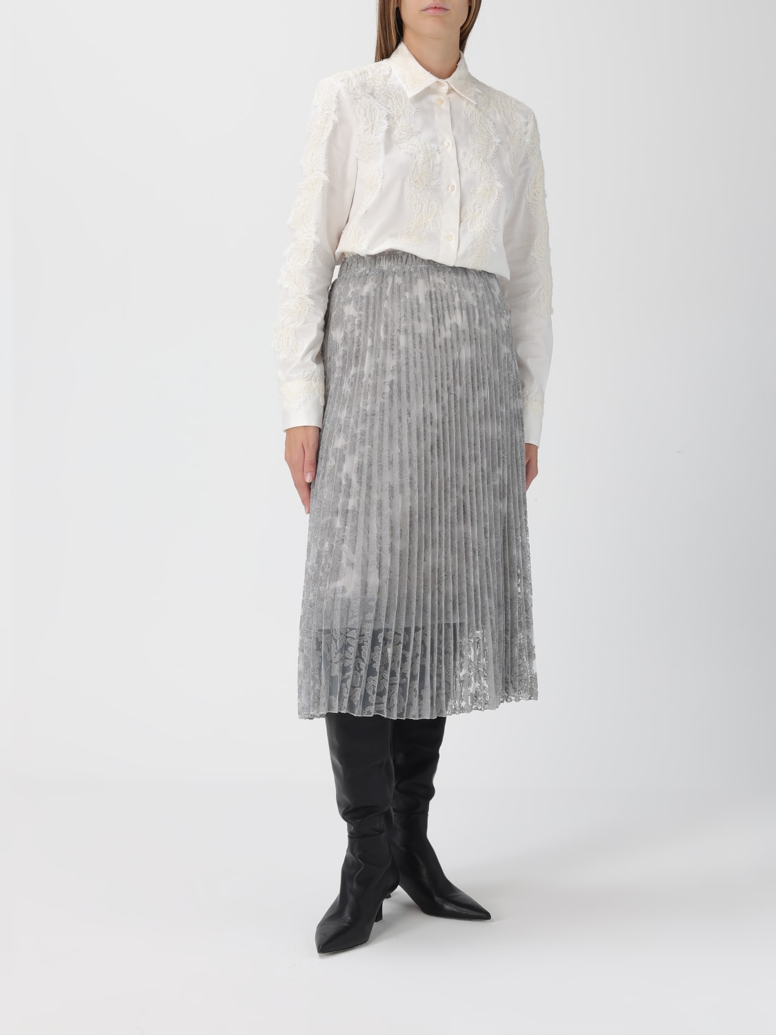 ERMANNO SCERVINO SHIRT: Skirt woman Ermanno Scervino, Green - Img 2