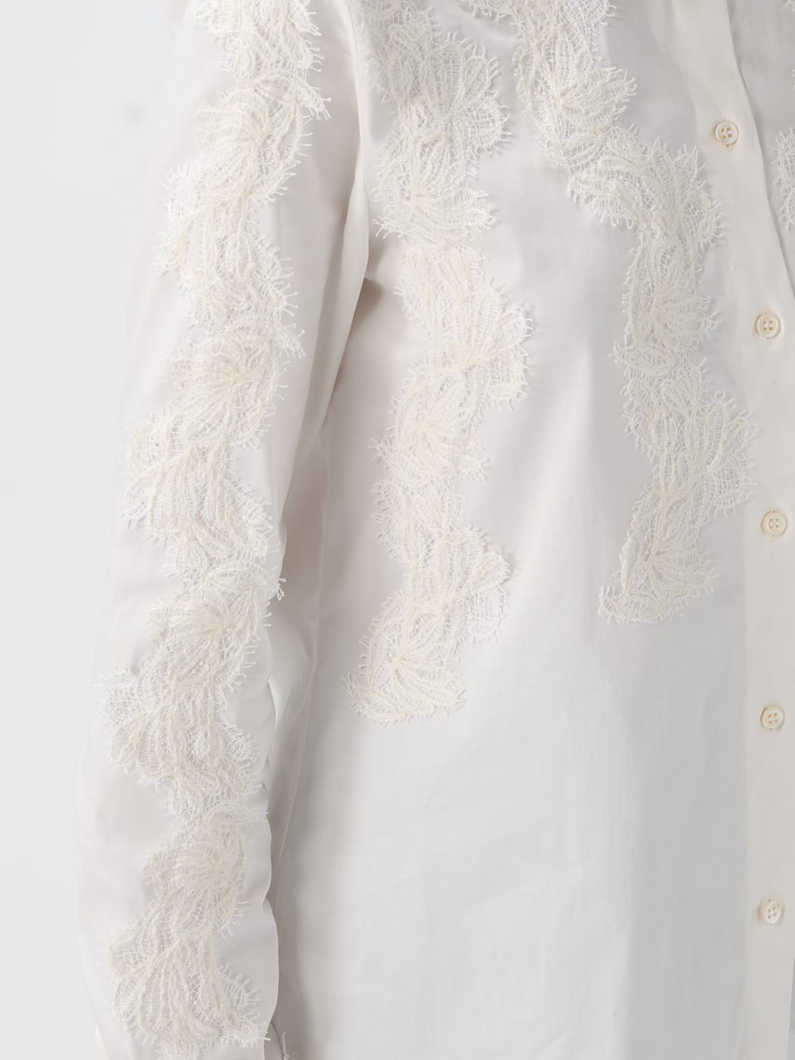 ERMANNO SCERVINO SHIRT: Shirt woman Ermanno Scervino, Beige - Img 5