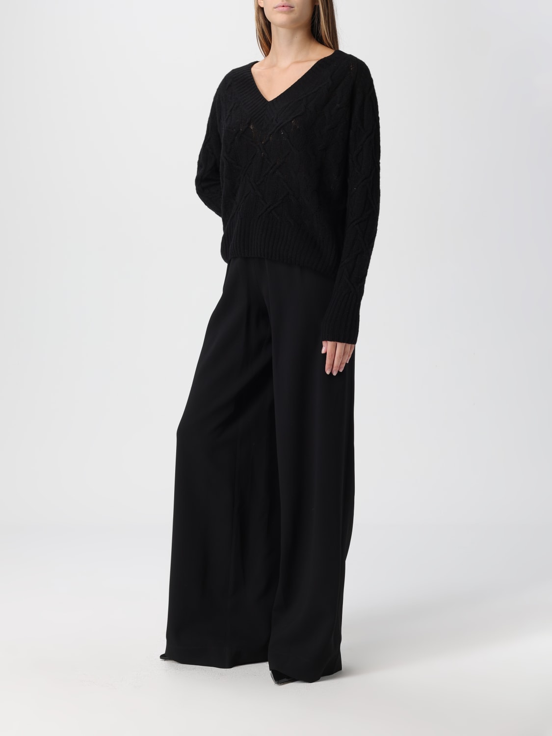 ERMANNO SCERVINO JUMPER: Jumper woman Ermanno Scervino, Black - Img 2