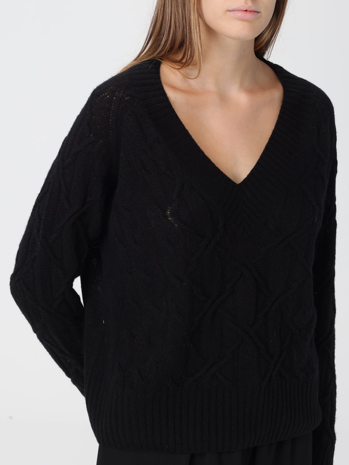 ERMANNO SCERVINO JUMPER: Jumper woman Ermanno Scervino, Black - Img 5