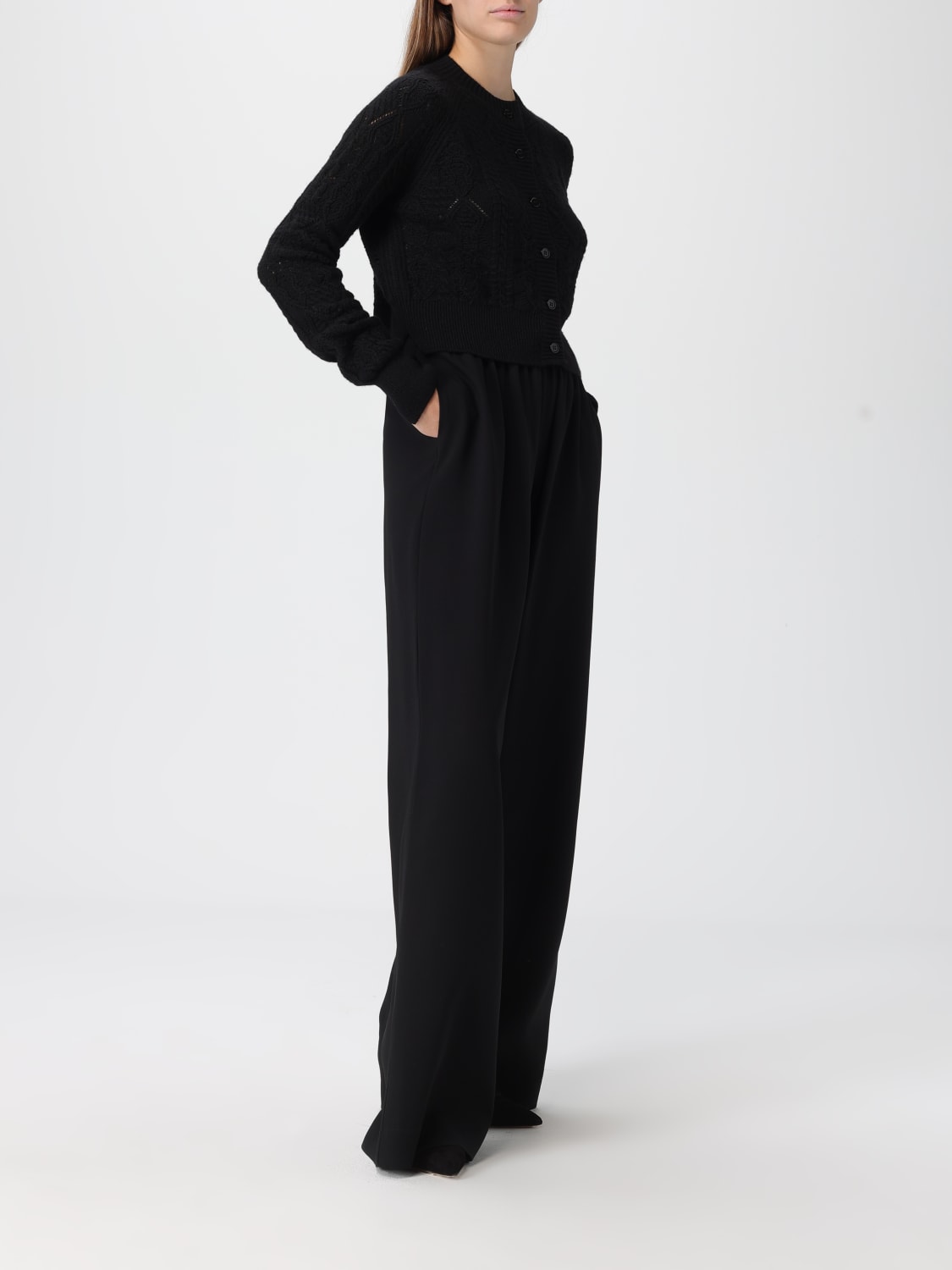 ERMANNO SCERVINO SWEATER: Cardigan woman Ermanno Scervino, Black - Img 2