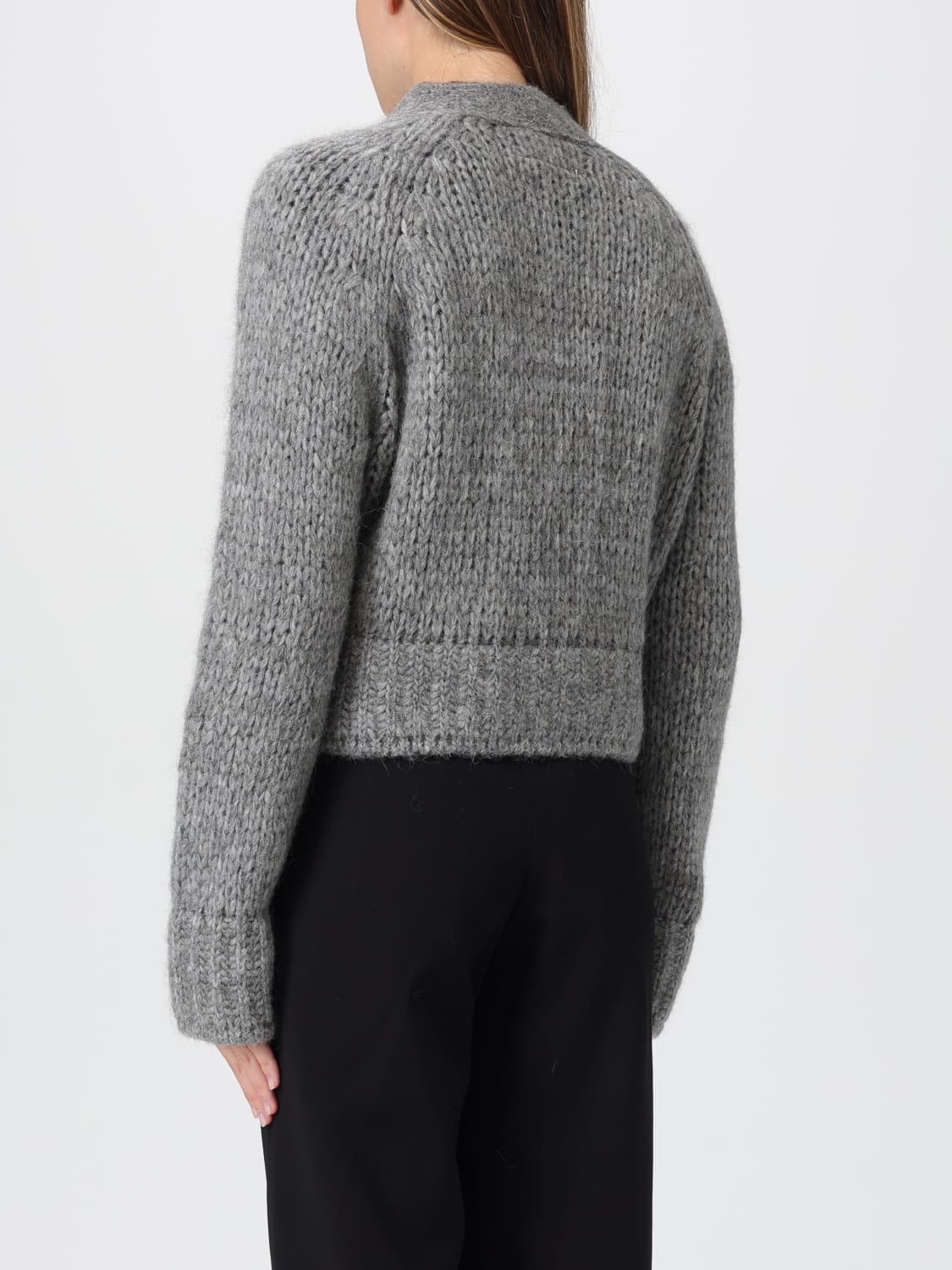 ERMANNO SCERVINO PULL: Cardigan femme Ermanno Scervino, Gris - Img 3