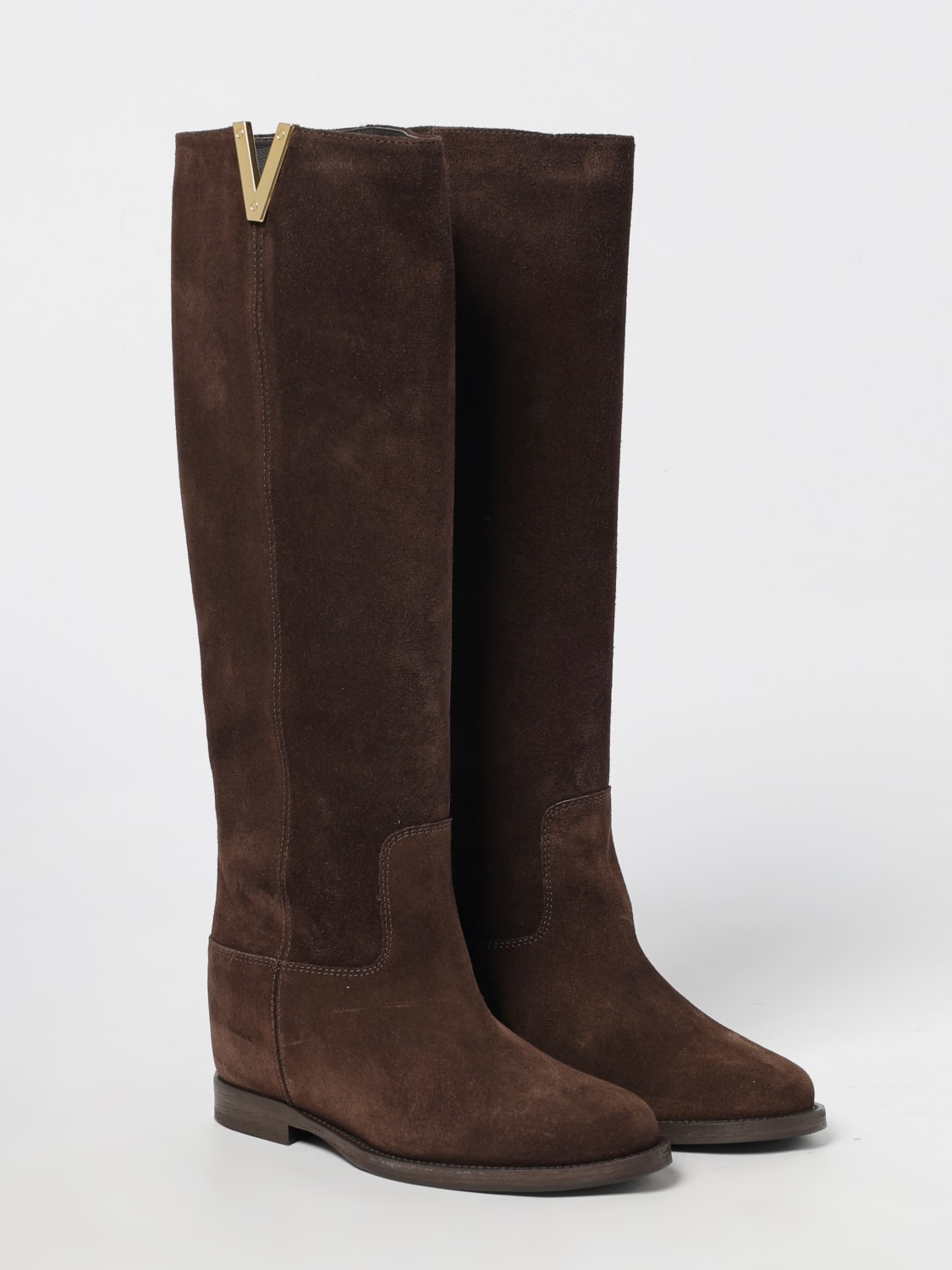 VIA ROMA 15 BOOTS: Shoes woman Via Roma 15, Brown - Img 2