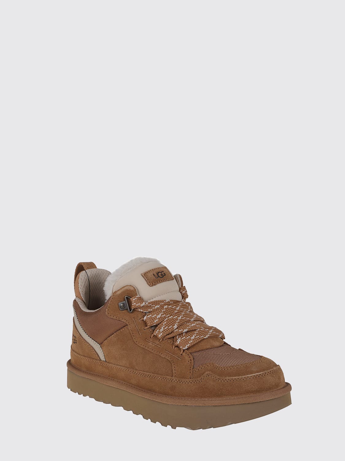 UGG SNEAKERS: Sneakers Lowmel UGG in camoscio e mesh , Nocciola - Img 2