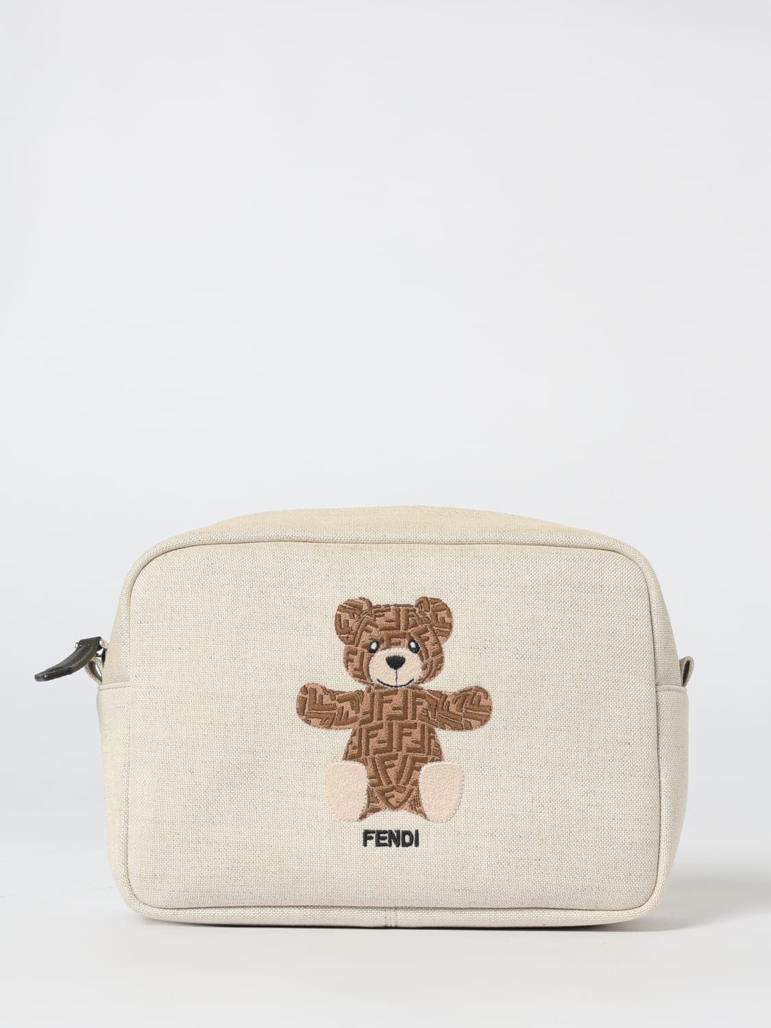 FENDI BAG: Bag kids Fendi, Beige - Img 1