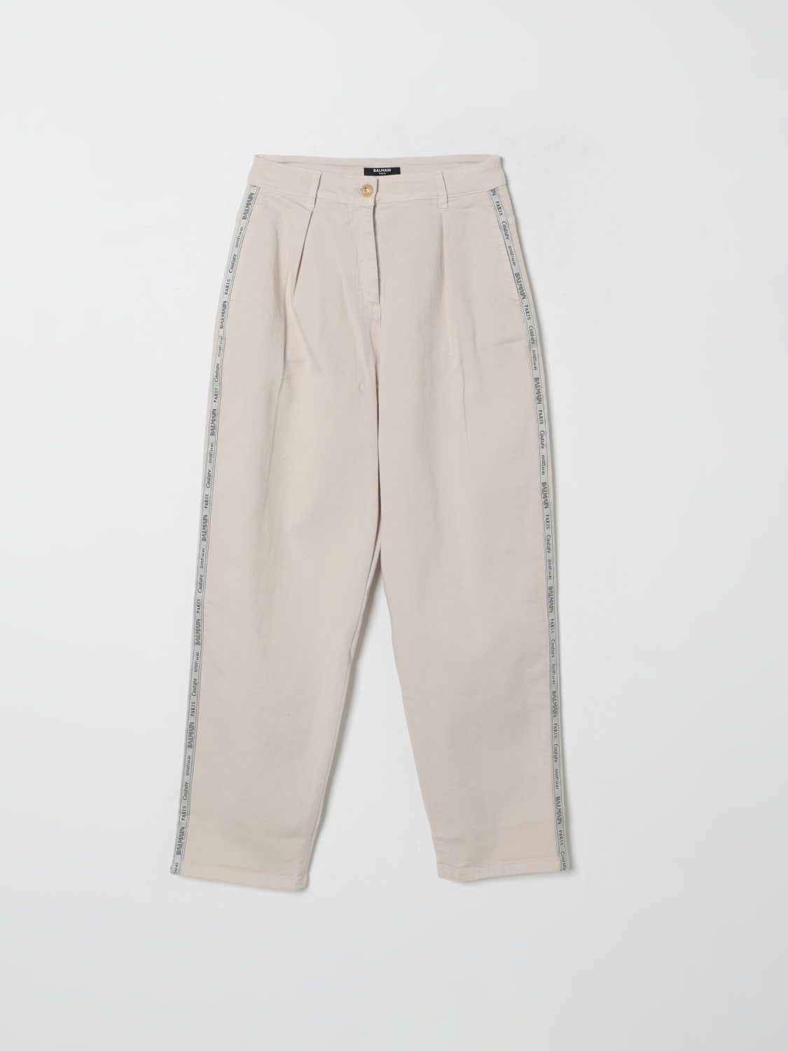 BALMAIN PANTS: Pants kids Balmain, Beige - Img 1