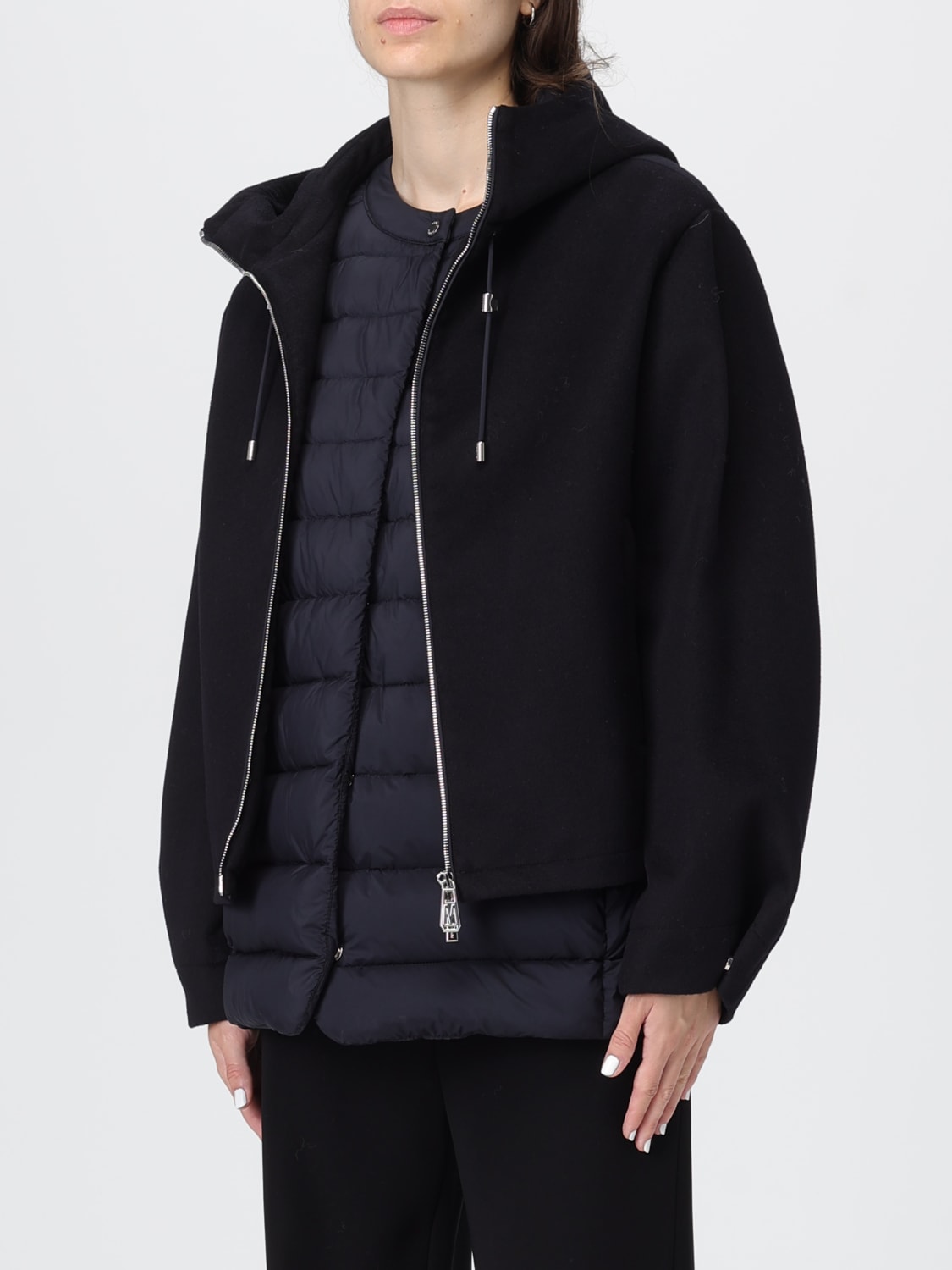 MOORER JACKET: Jacket woman Moorer, Blue - Img 3