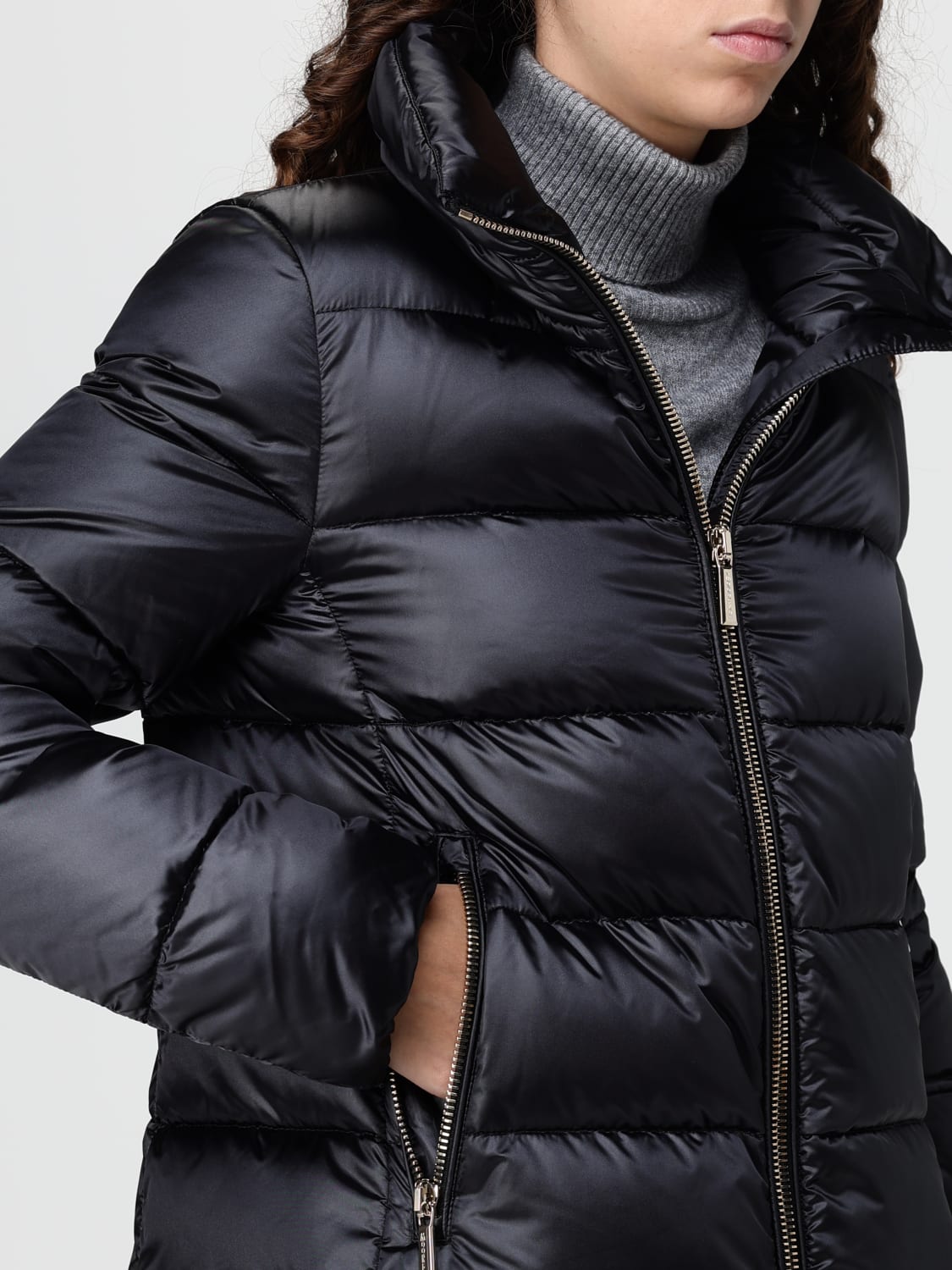 MOORER JACKET: Jacket woman Moorer, Black - Img 4