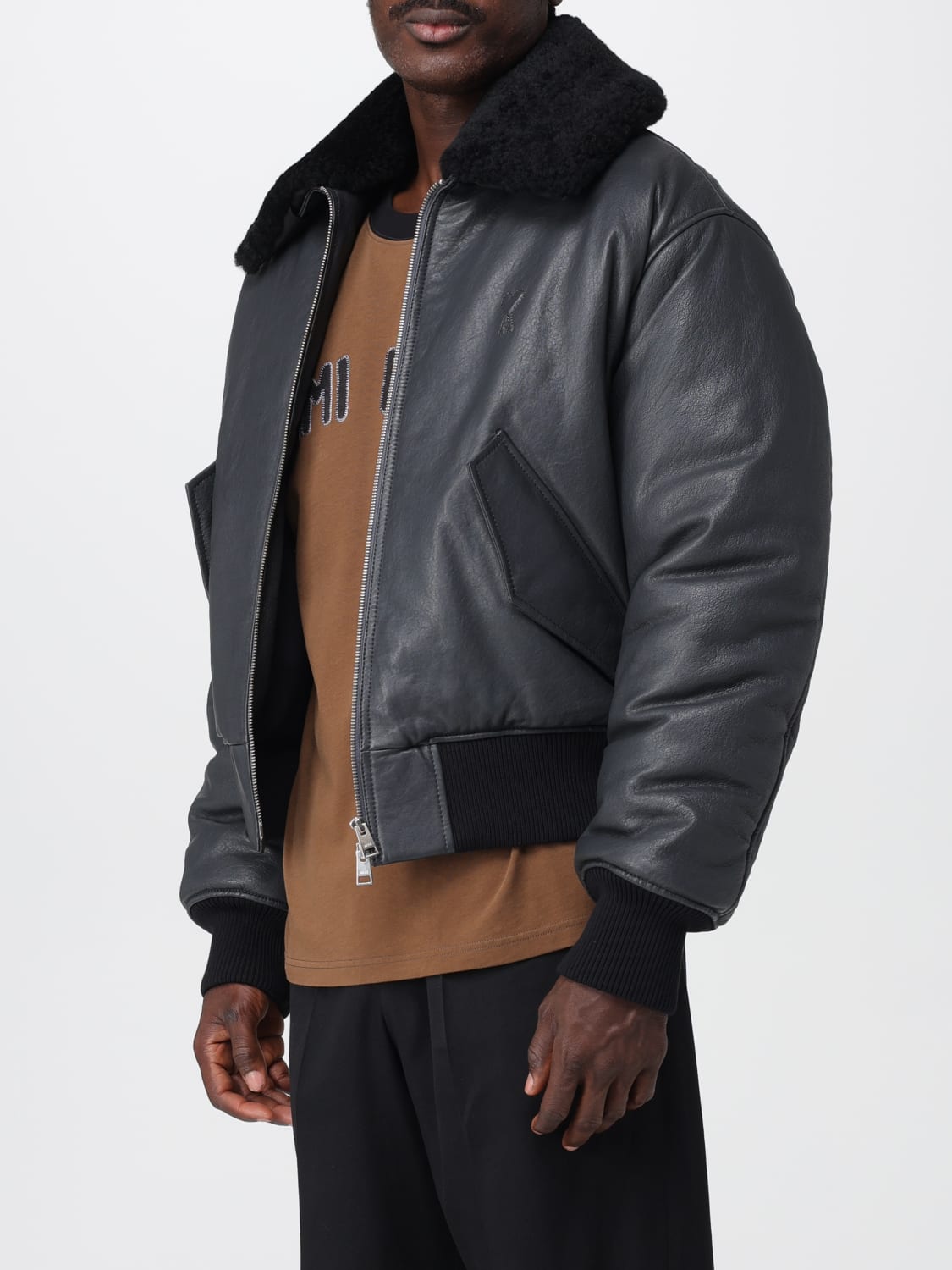 AMI PARIS JACKET: Jacket men Ami Paris, Grey - Img 4