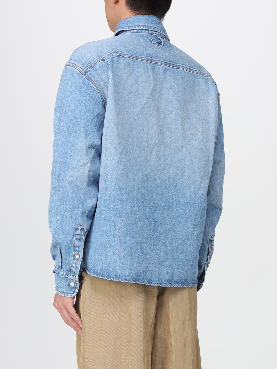 JACQUEMUS 셔츠: 재킷 남성 Jacquemus, 데님 - Img 2