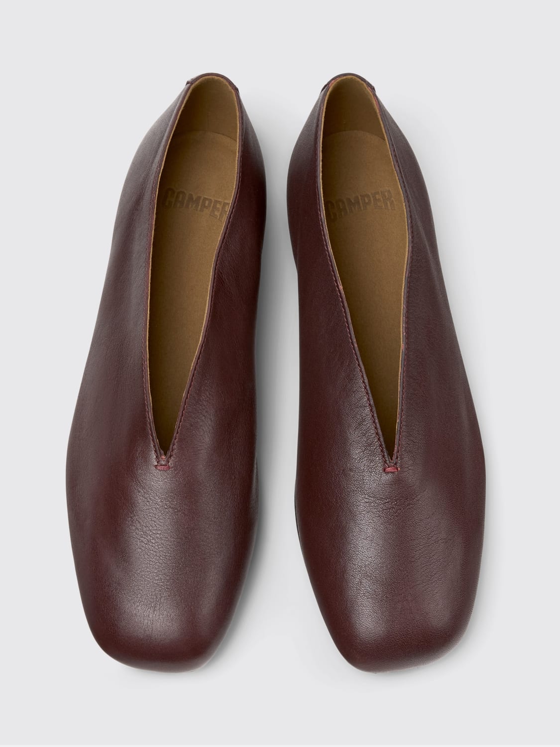 CAMPER BALLET FLAT: Shoes woman Camper, Burgundy - Img 4