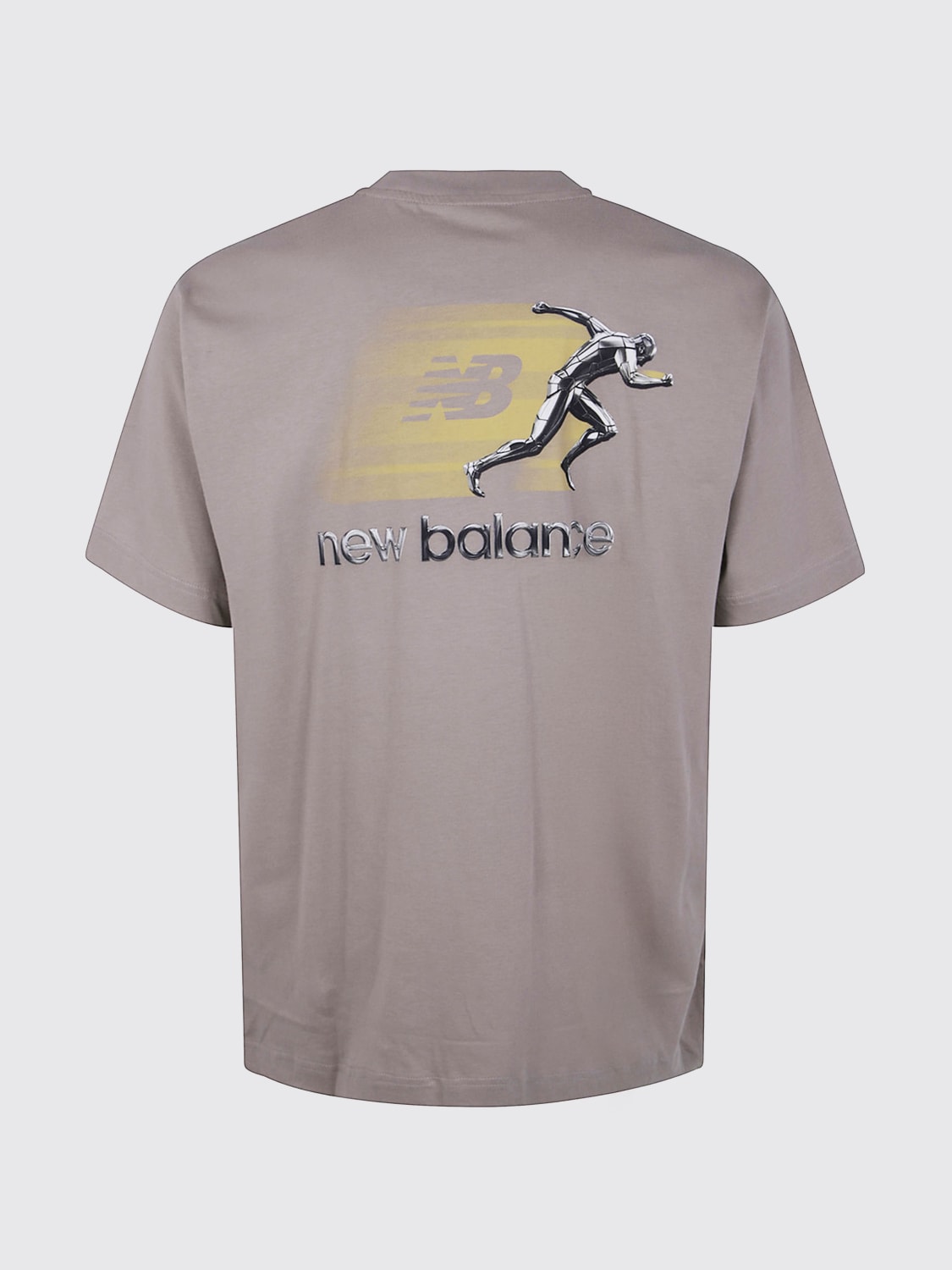 NEW BALANCE T-SHIRT: T-shirt herren New Balance, Mud - Img 2