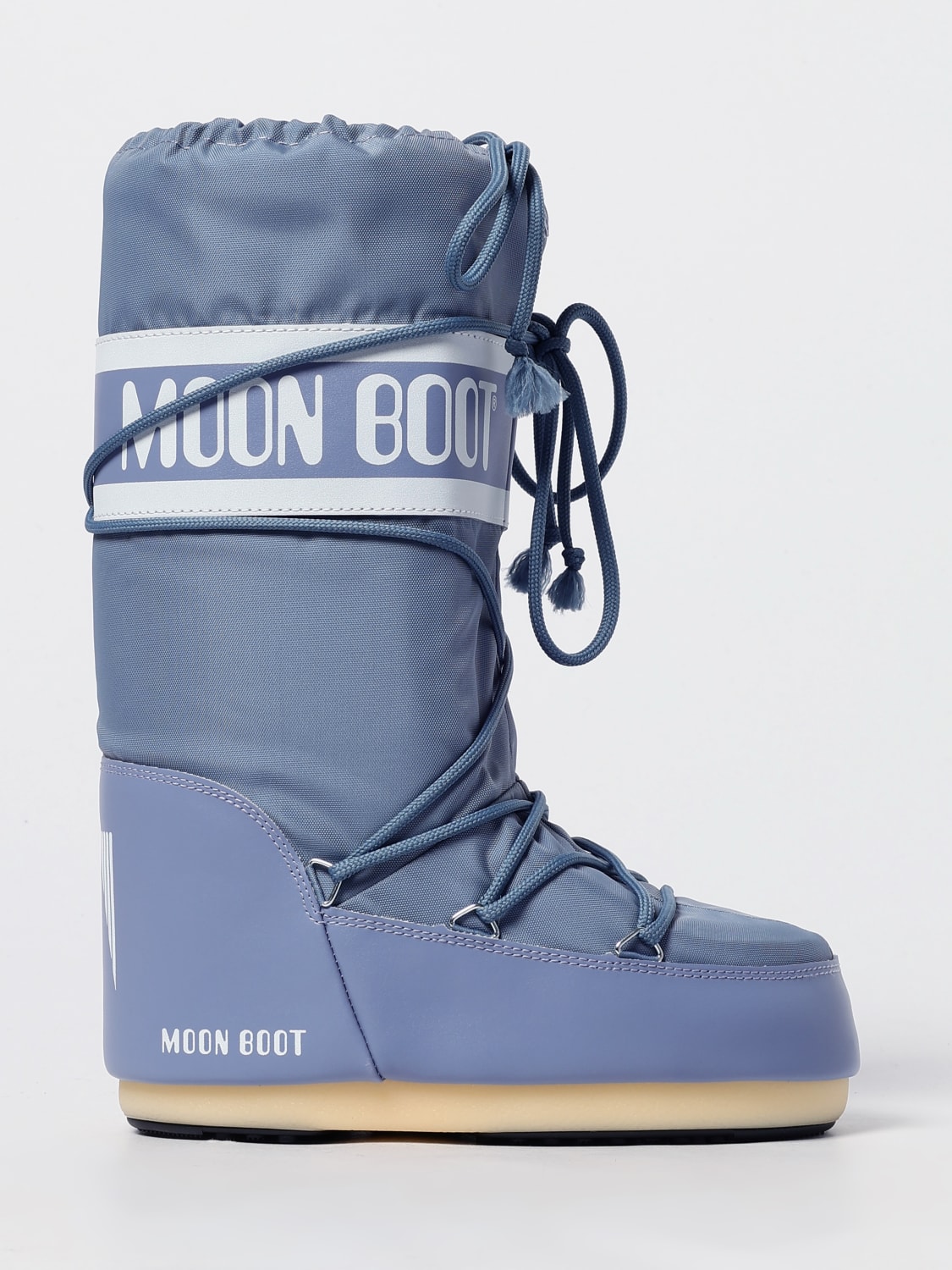 MOON BOOT BOTAS: Botines planos mujer Moon Boot, Gris - Img 1