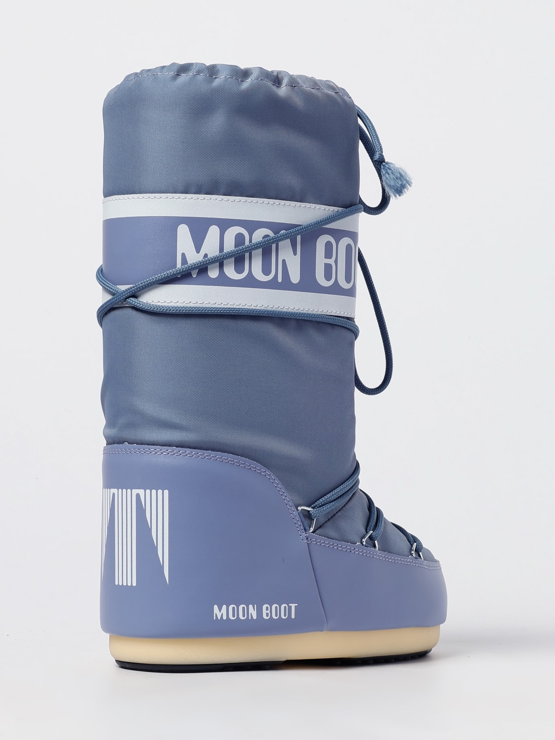 MOON BOOT BOTAS: Botines planos mujer Moon Boot, Gris - Img 3