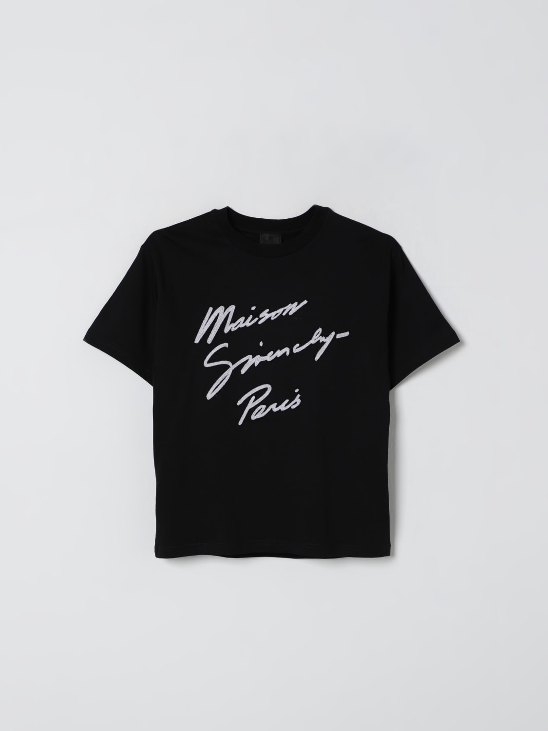 GIVENCHY T-SHIRT: T-shirt kids Givenchy, Black - Img 1
