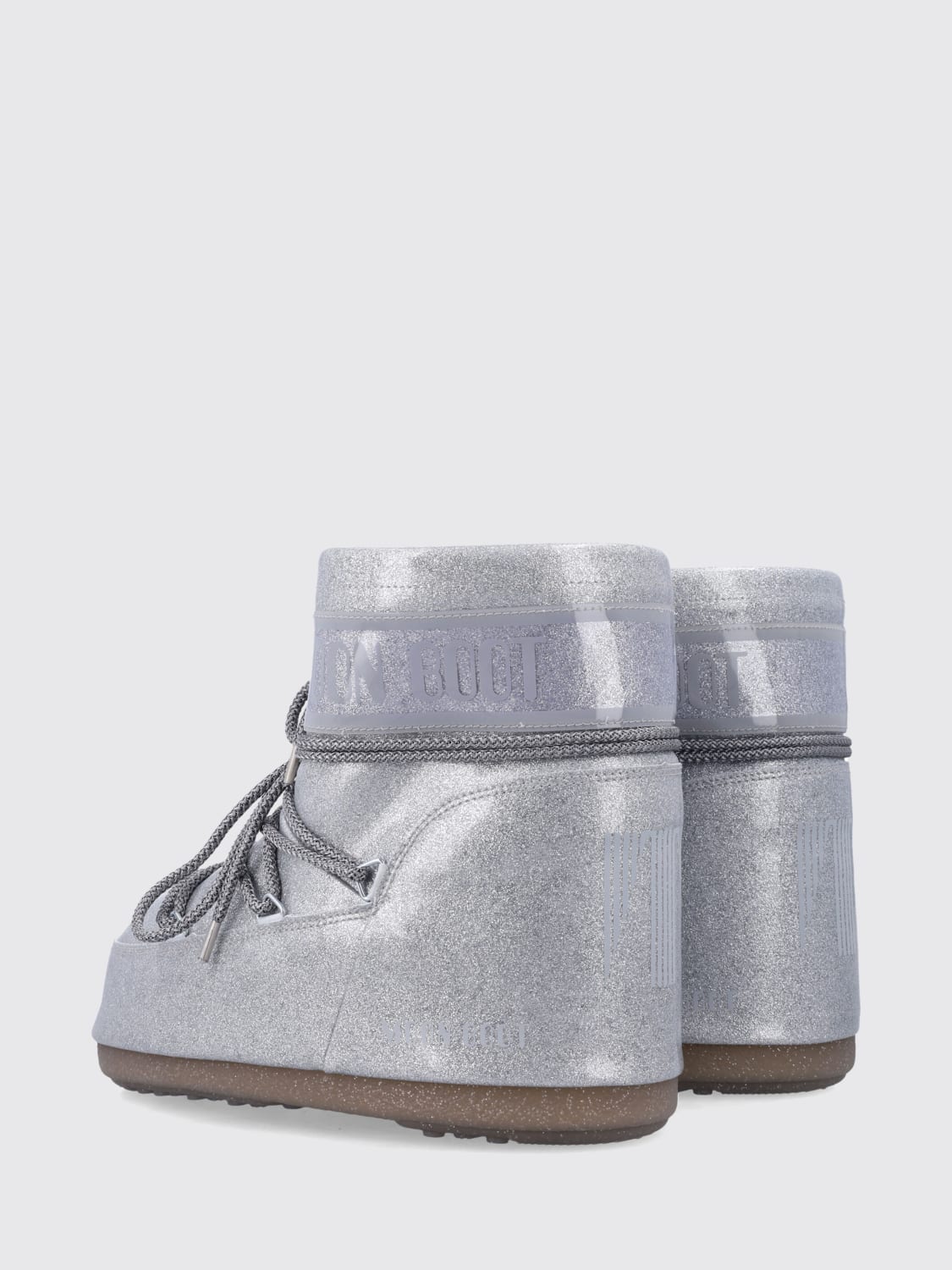 MOON BOOT BOTAS: Botines planos mujer Moon Boot, Plata - Img 3