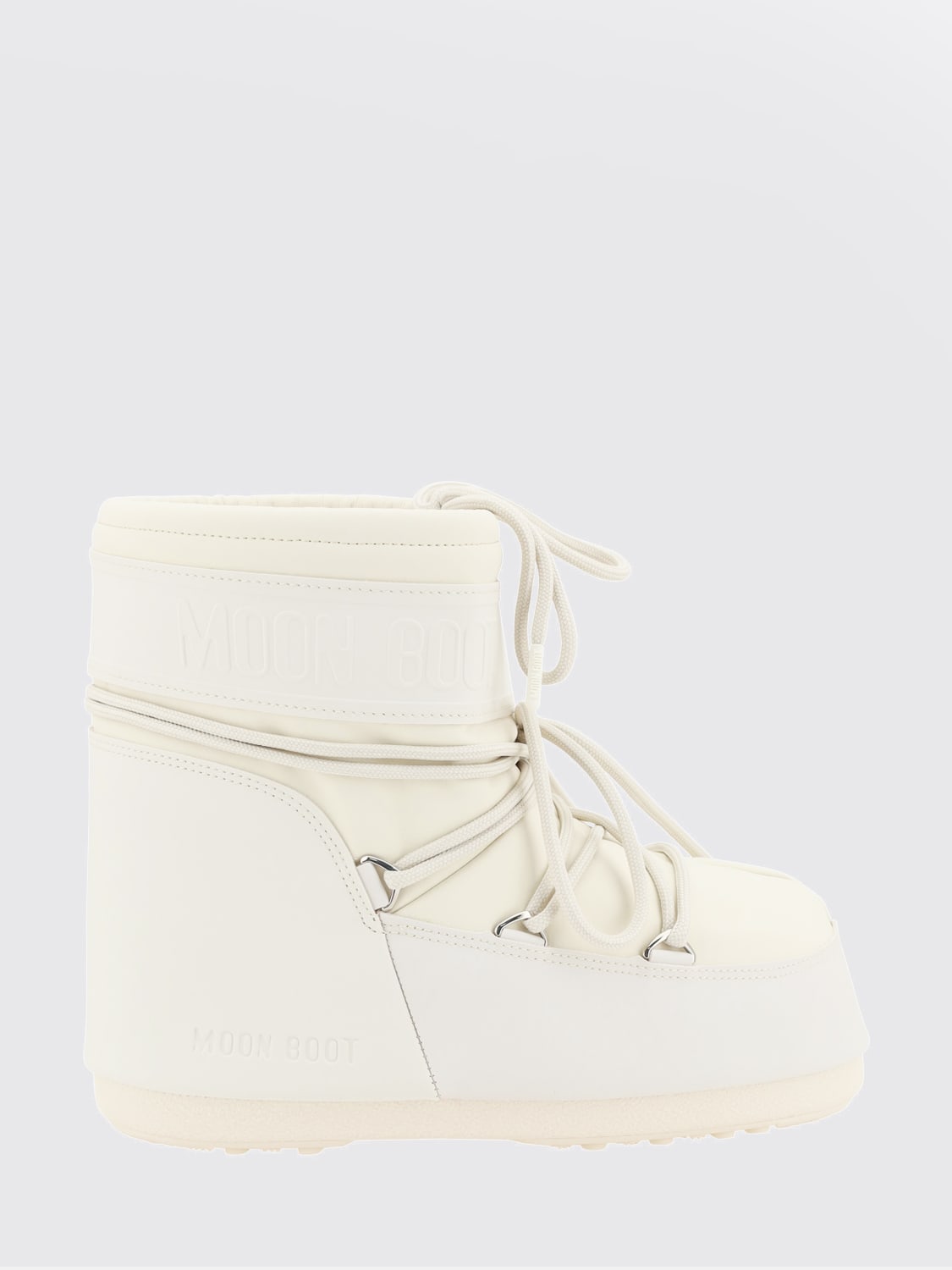 MOON BOOT STIEFEL: Flache stiefeletten damen Moon Boot, Beige - Img 1