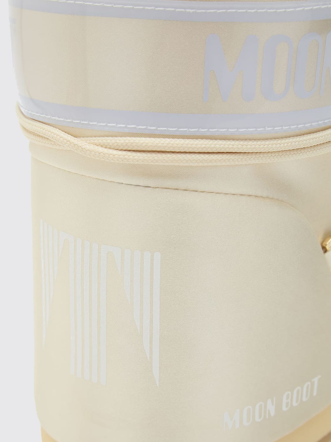 MOON BOOT STIEFEL: Flache stiefeletten damen Moon Boot, Ivory - Img 4