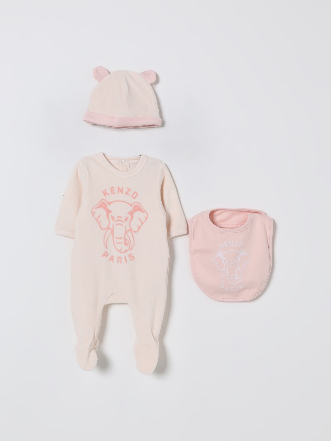 KENZO KIDS BABY-OVERALL: Pack kinder Kenzo Kids, Pink - Img 1