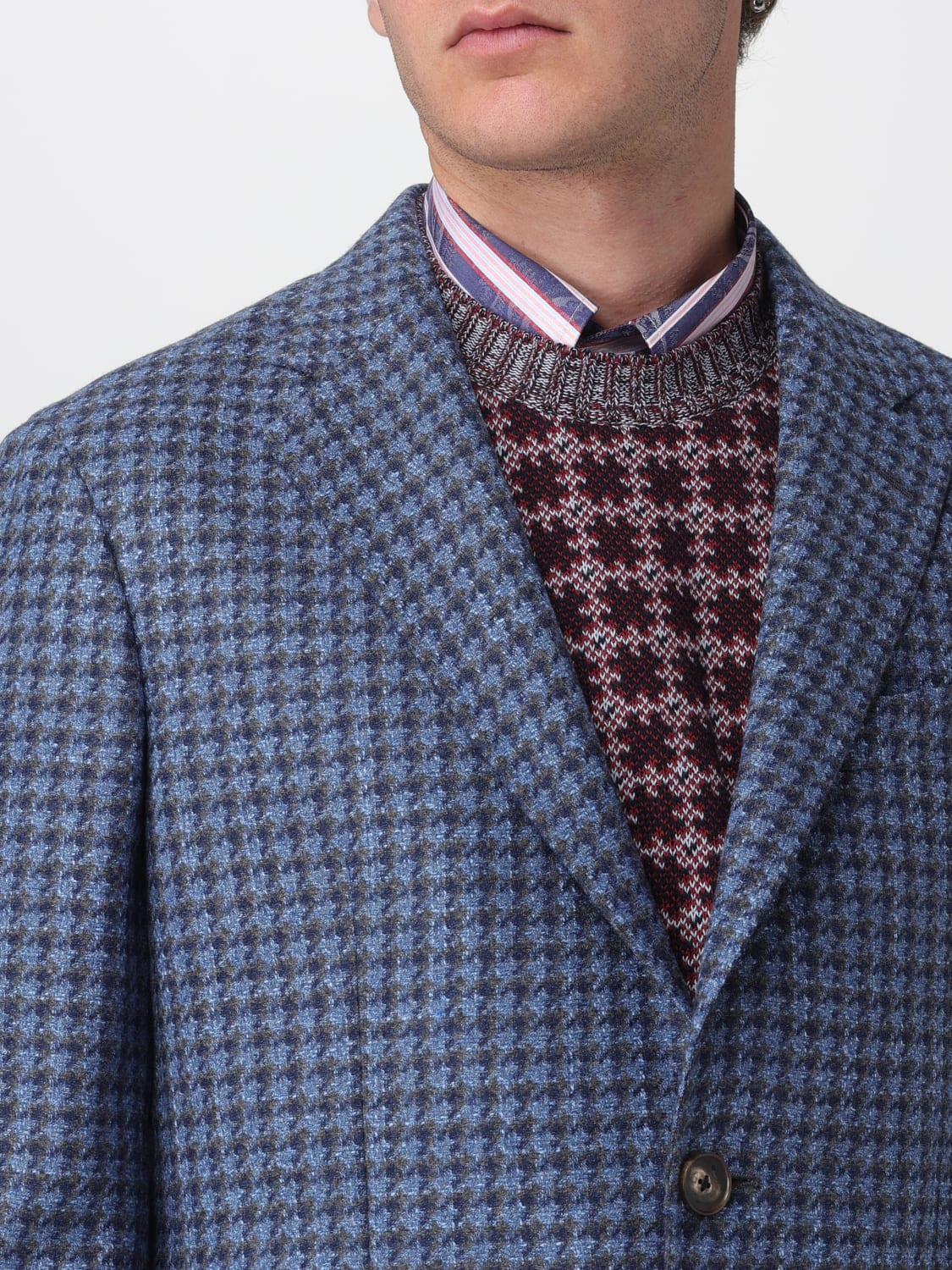 ETRO JACKET: Jacket men Etro, Blue - Img 5