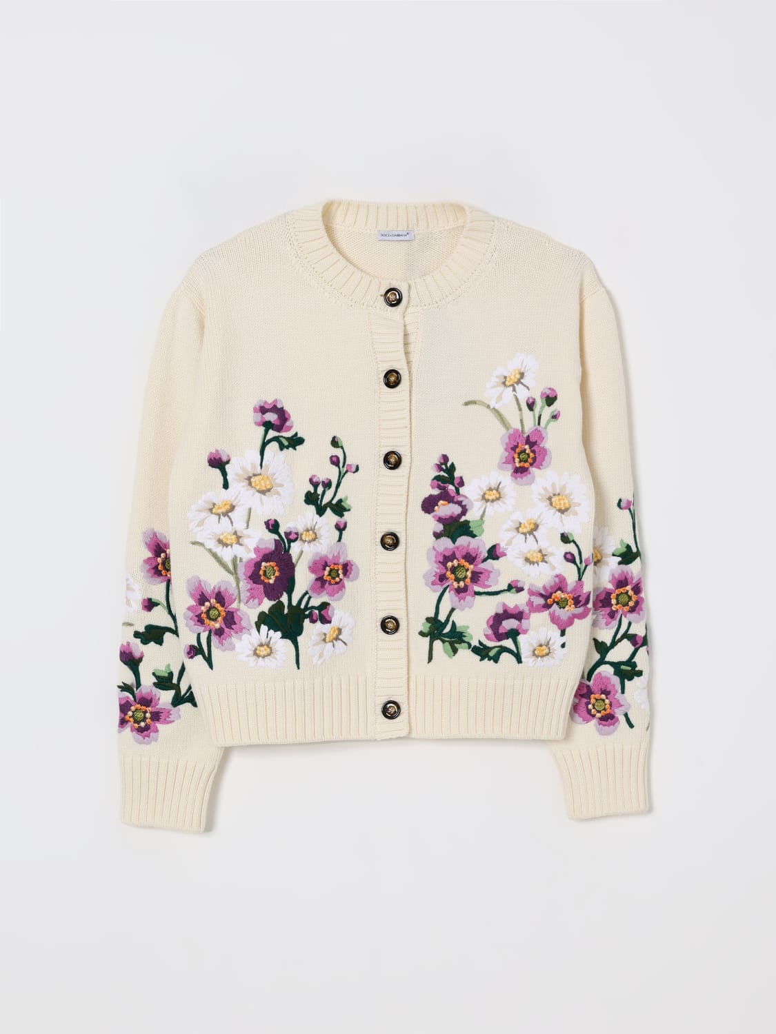 DOLCE & GABBANA PULLOVER: Pullover kinder Dolce & Gabbana, Weiß - Img 1