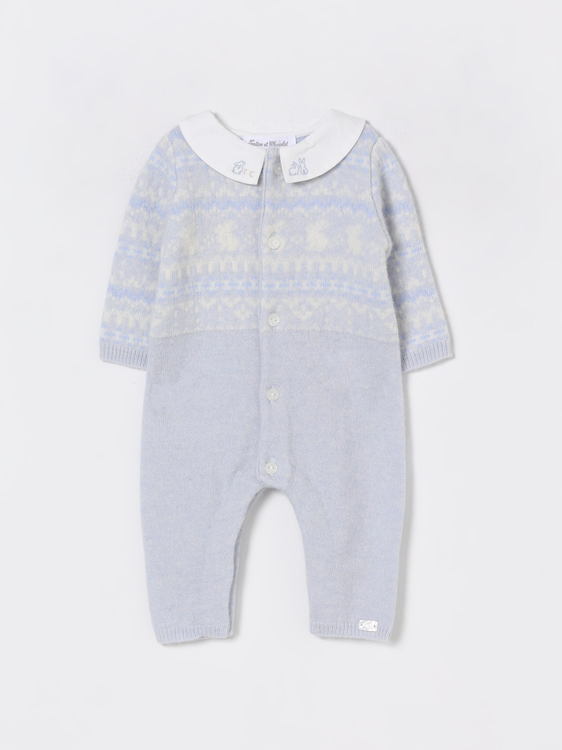 TARTINE ET CHOCOLAT TRACKSUIT: Romper kids Tartine Et Chocolat, Blue - Img 1