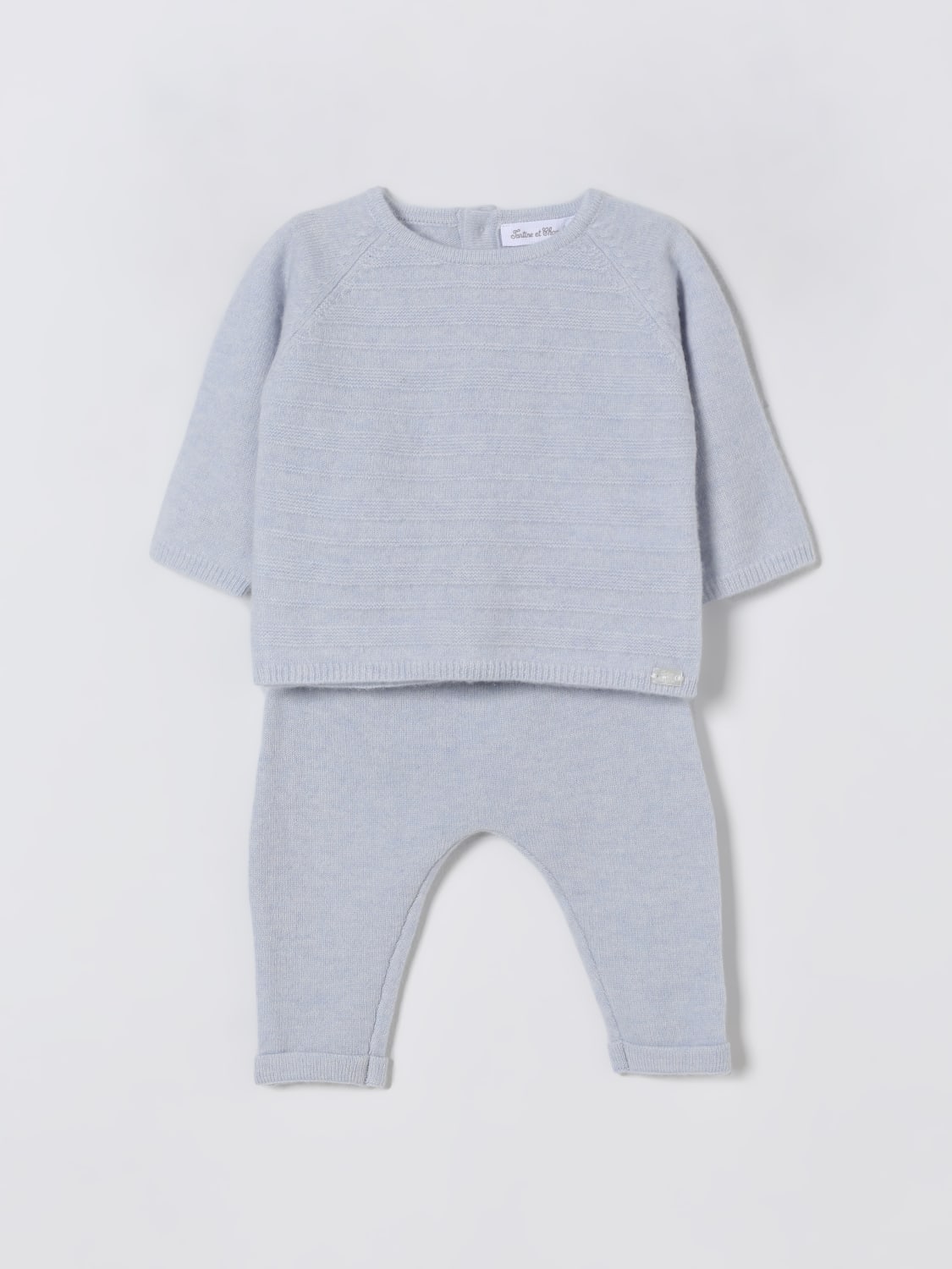 TARTINE ET CHOCOLAT JUMPSUIT: Romper kids Tartine Et Chocolat, Blue - Img 1