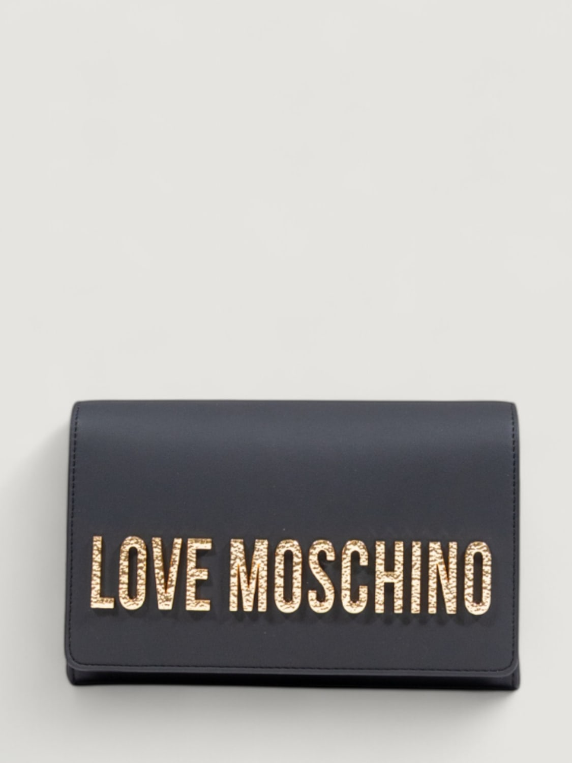 LOVE MOSCHINO CROSSBODY BAG: Mini bag woman Love Moschino, Black - Img 1