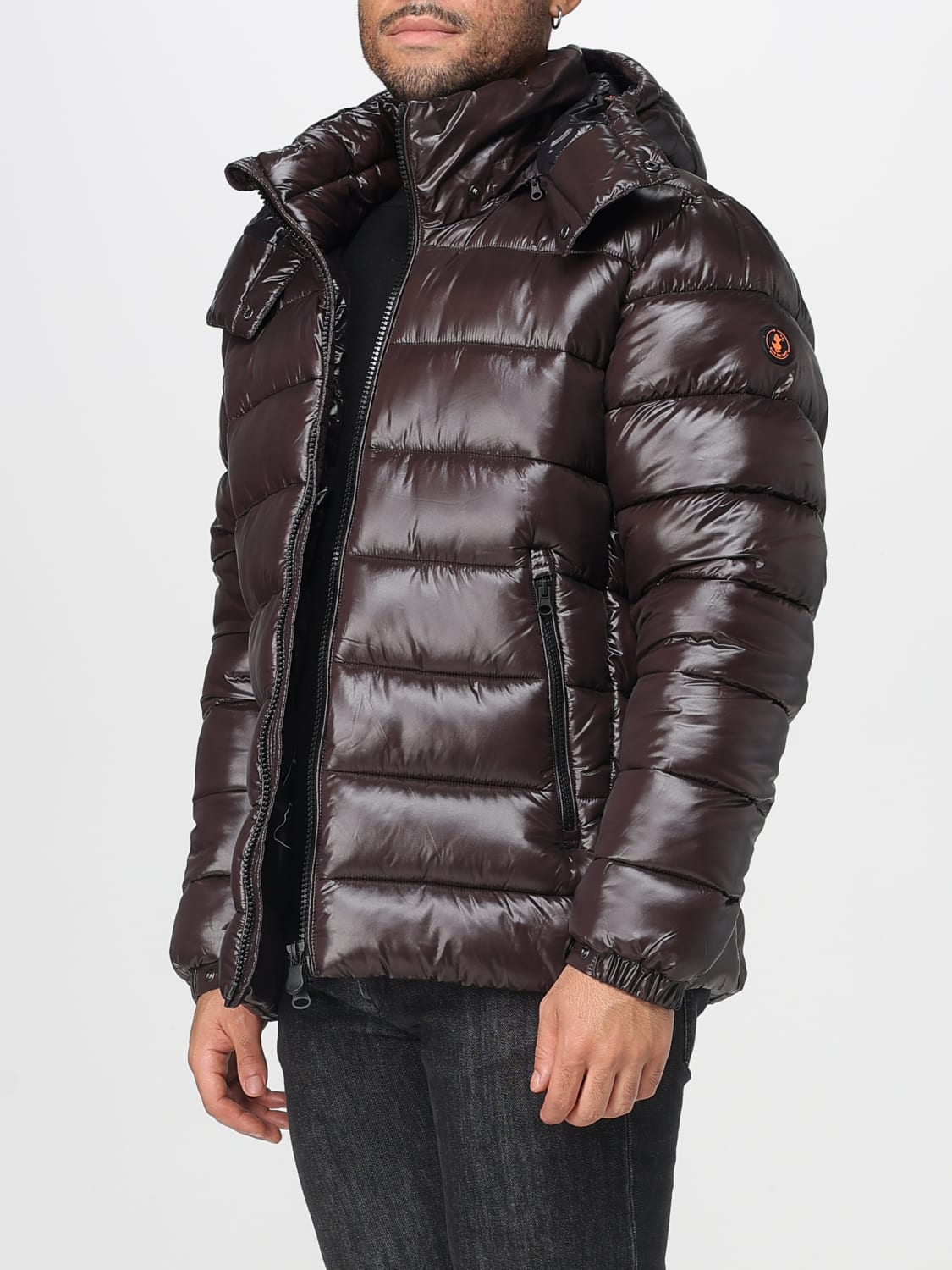 SAVE THE DUCK JACKE: Jacke herren Save The Duck, Braun - Img 3