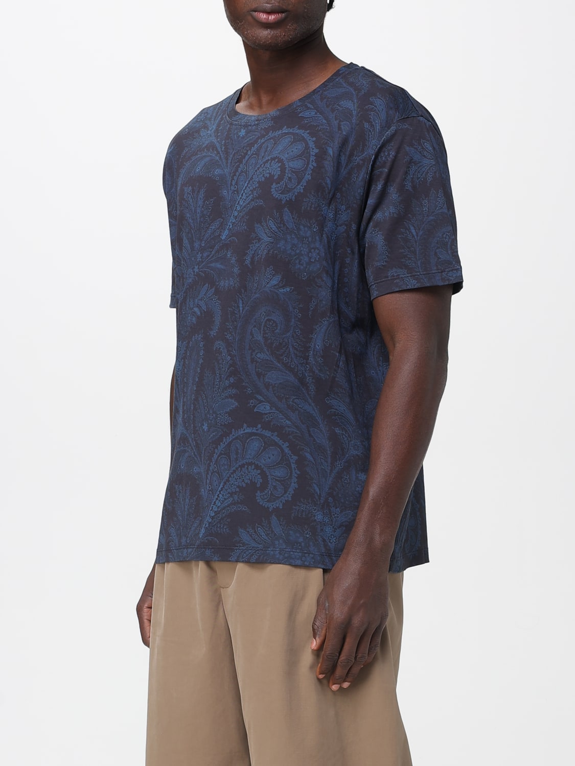 ETRO T-SHIRT: T-shirt herren Etro, Blau - Img 4