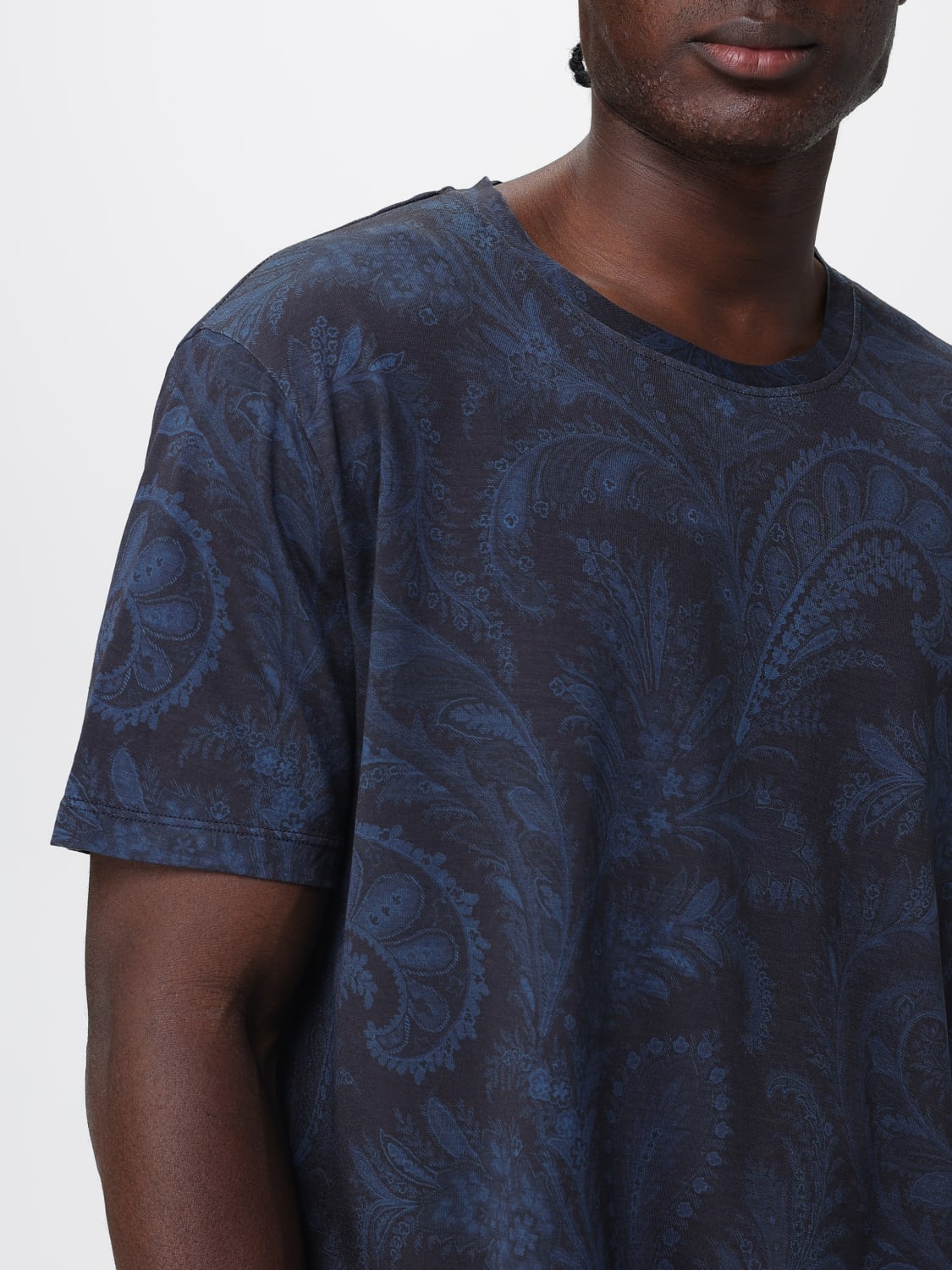 ETRO T-SHIRT: T-shirt herren Etro, Blau - Img 5