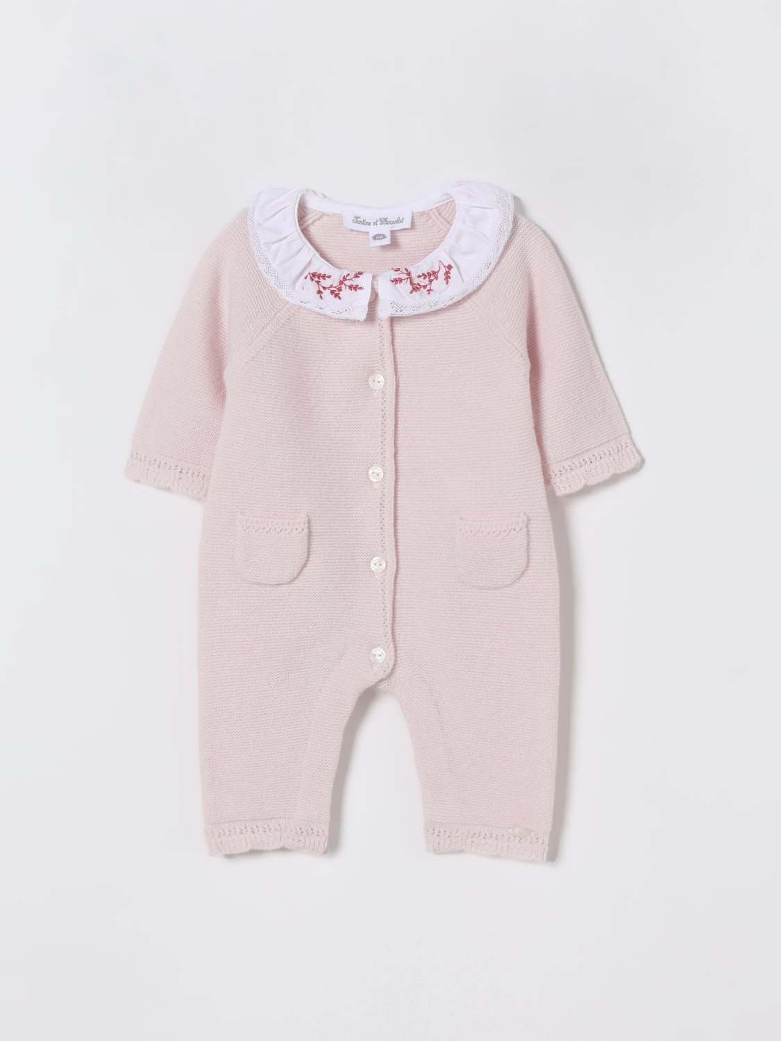 TARTINE ET CHOCOLAT TRACKSUIT: Romper kids Tartine Et Chocolat, Pink - Img 1