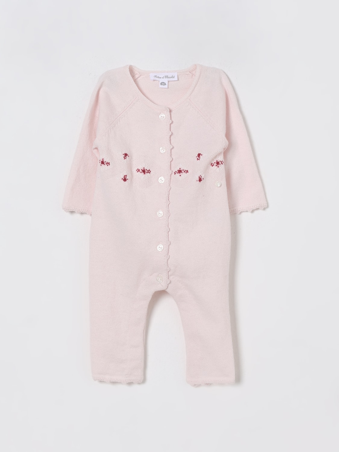 TARTINE ET CHOCOLAT TRACKSUIT: Romper kids Tartine Et Chocolat, Pink - Img 1