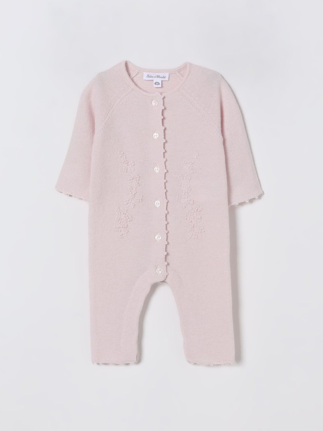 TARTINE ET CHOCOLAT TRACKSUIT: Romper kids Tartine Et Chocolat, Pink - Img 1