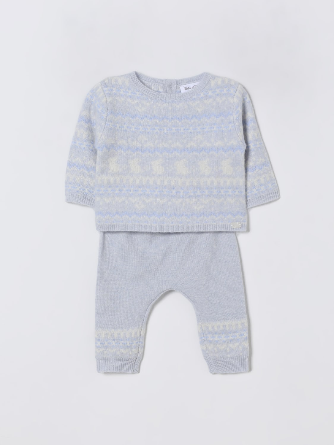 TARTINE ET CHOCOLAT JUMPSUIT: Romper kids Tartine Et Chocolat, Blue - Img 1