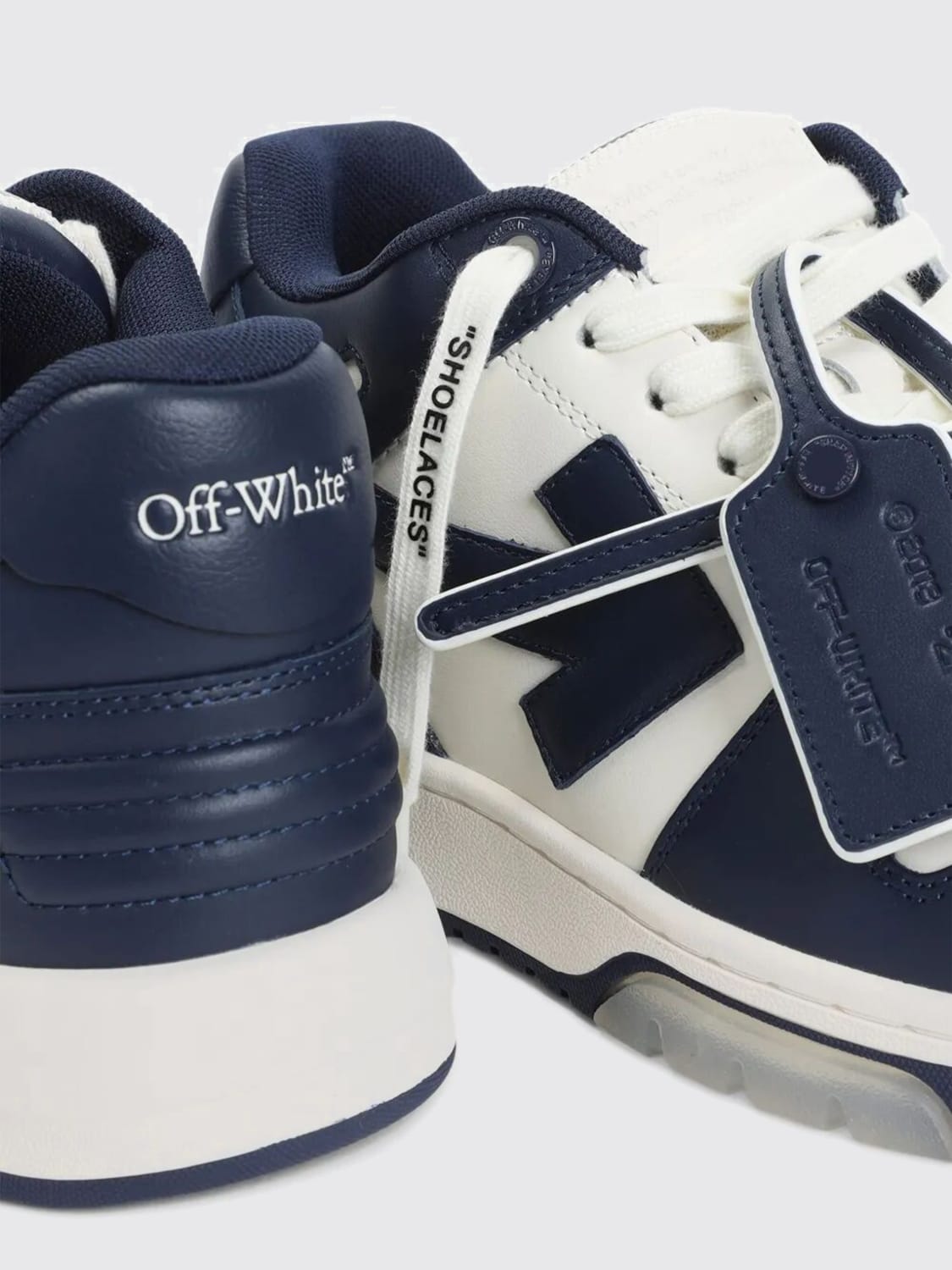 OFF-WHITE ZAPATILLAS: Zapatos hombre Off-white, Azul Oscuro - Img 3