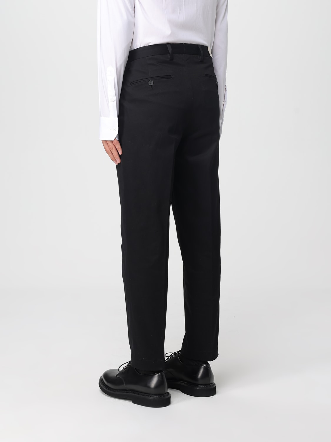 BRIGLIA 1949 PANTALONI: Pantalone sartoriale Briglia 1949 in cotone , Nero - Img 2