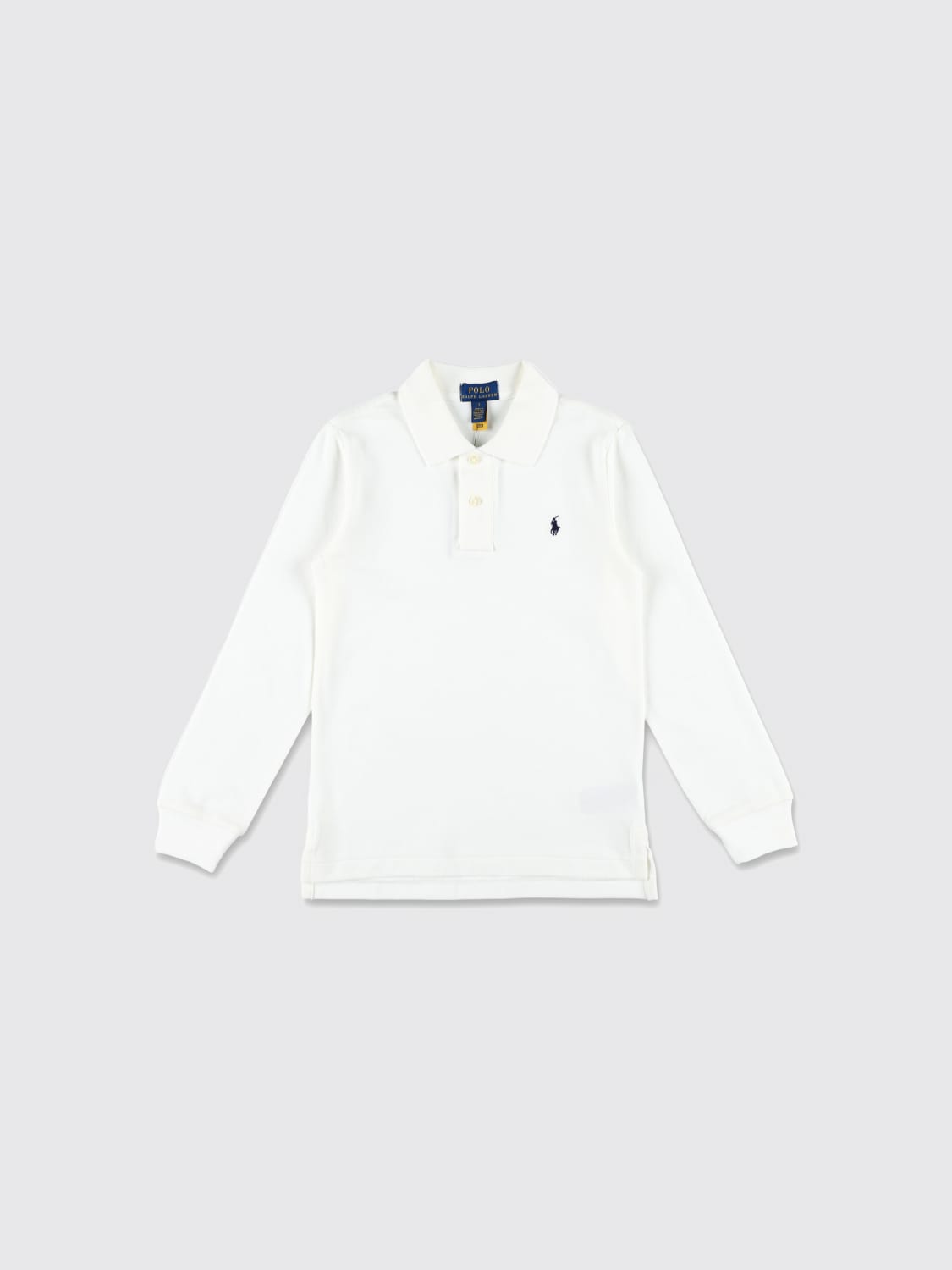 POLO RALPH LAUREN POLO SHIRT: Sweater kids Polo Ralph Lauren, White - Img 1