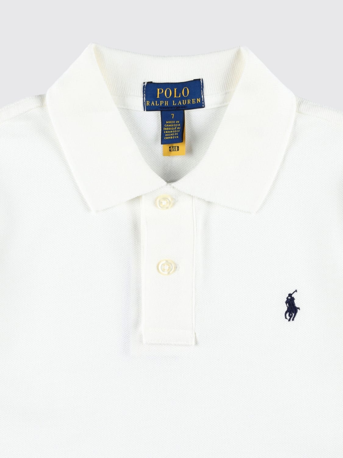 POLO RALPH LAUREN POLO SHIRT: Sweater kids Polo Ralph Lauren, White - Img 3