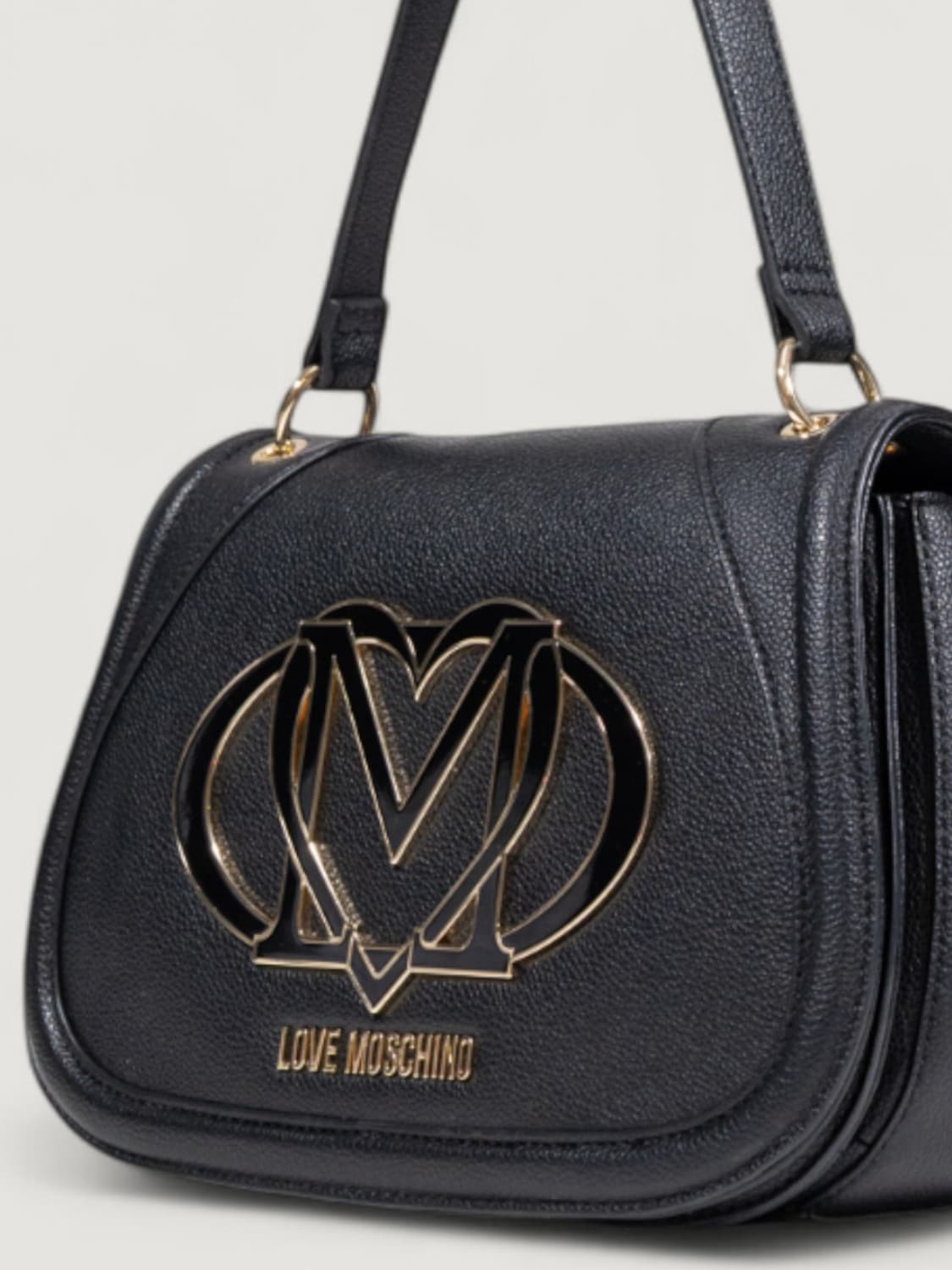 LOVE MOSCHINO BOLSO DE HOMBRO: Bolso de mano mujer Love Moschino, Negro - Img 3